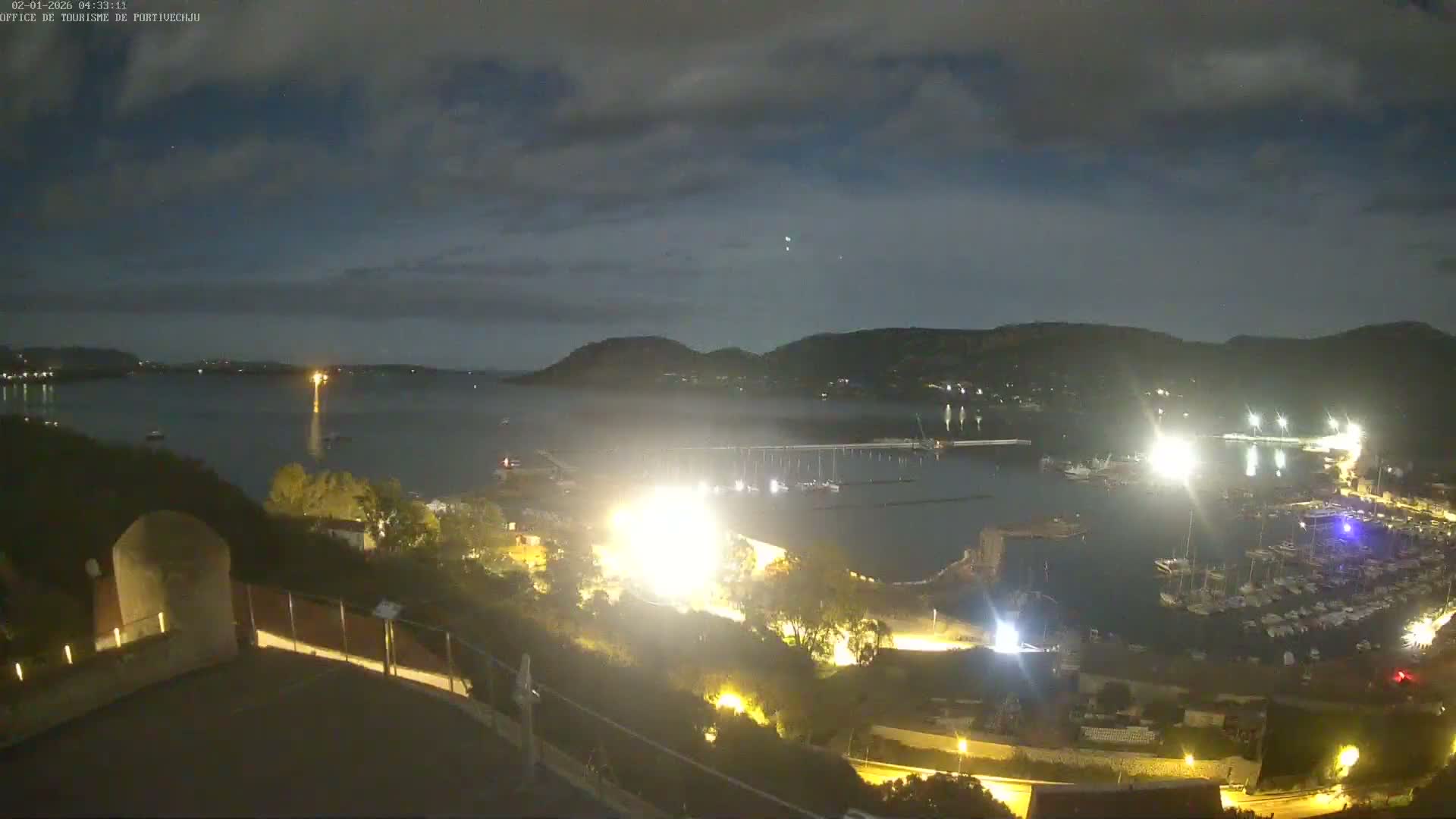 Corse (Corsica), Porto Vecchio Coast & Port  Live Cam -  Sartene, Corse-du-Sud, Corse, France