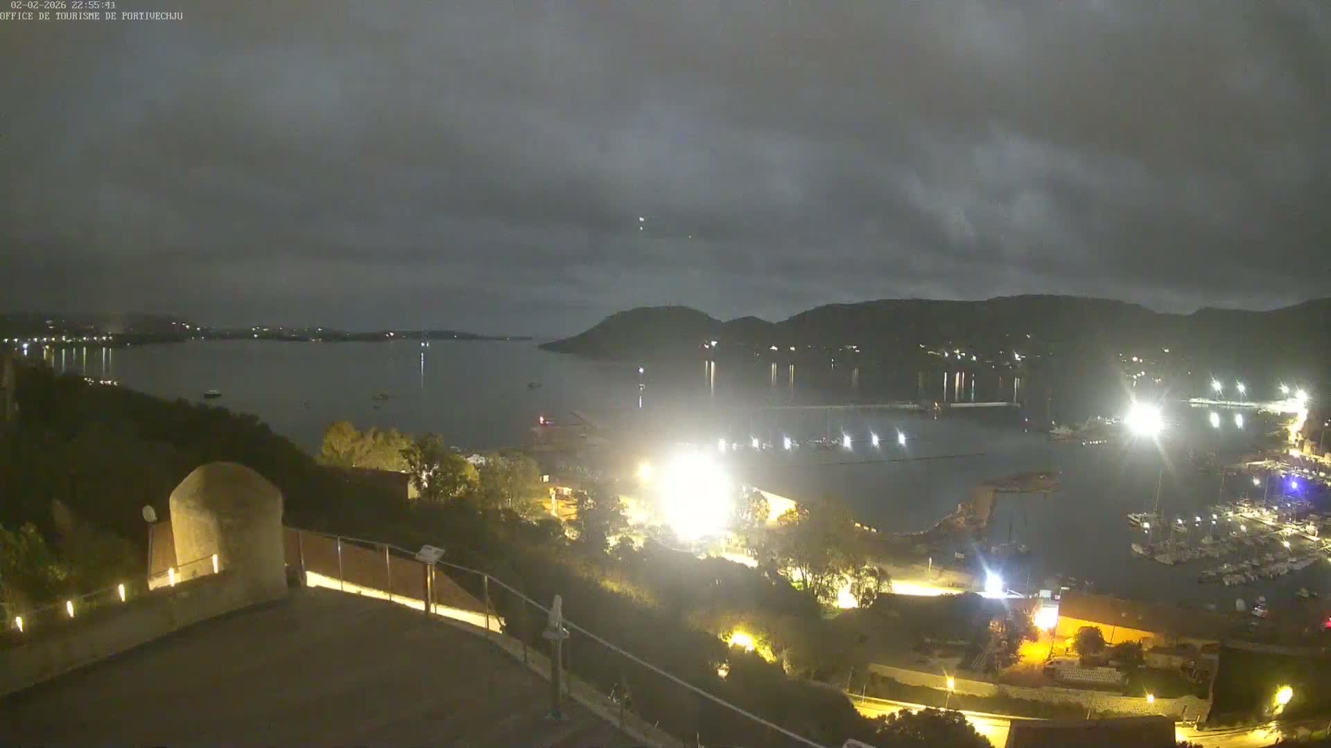 Corse (Corsica), Porto Vecchio Coast & Port  Live Cam -  Sartene, Corse-du-Sud, Corse, France