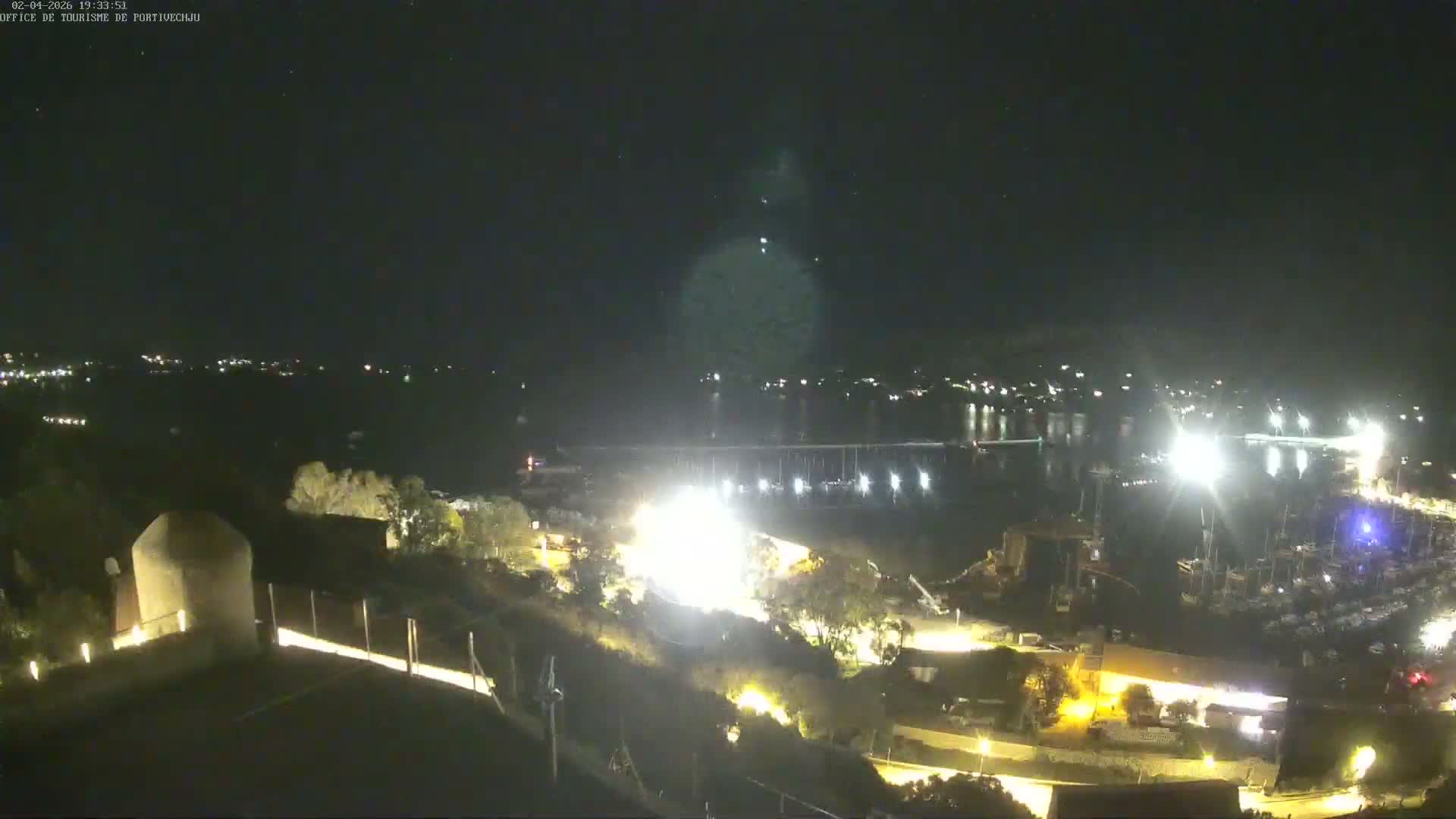 Corse (Corsica), Porto Vecchio Coast & Port  Live Cam -  Sartene, Corse-du-Sud, Corse, France