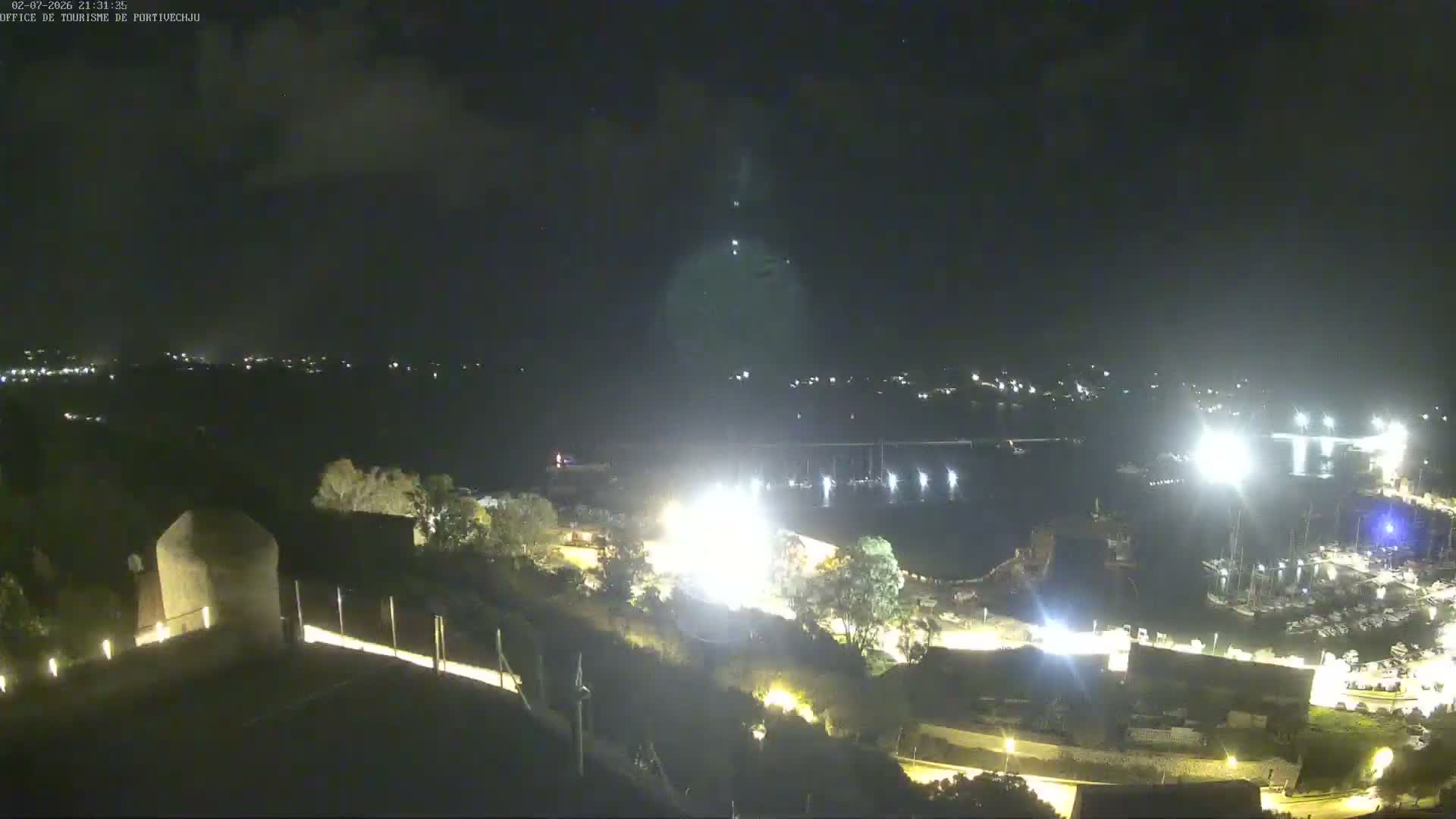 Corse (Corsica), Porto Vecchio Coast & Port  Live Cam -  Sartene, Corse-du-Sud, Corse, France