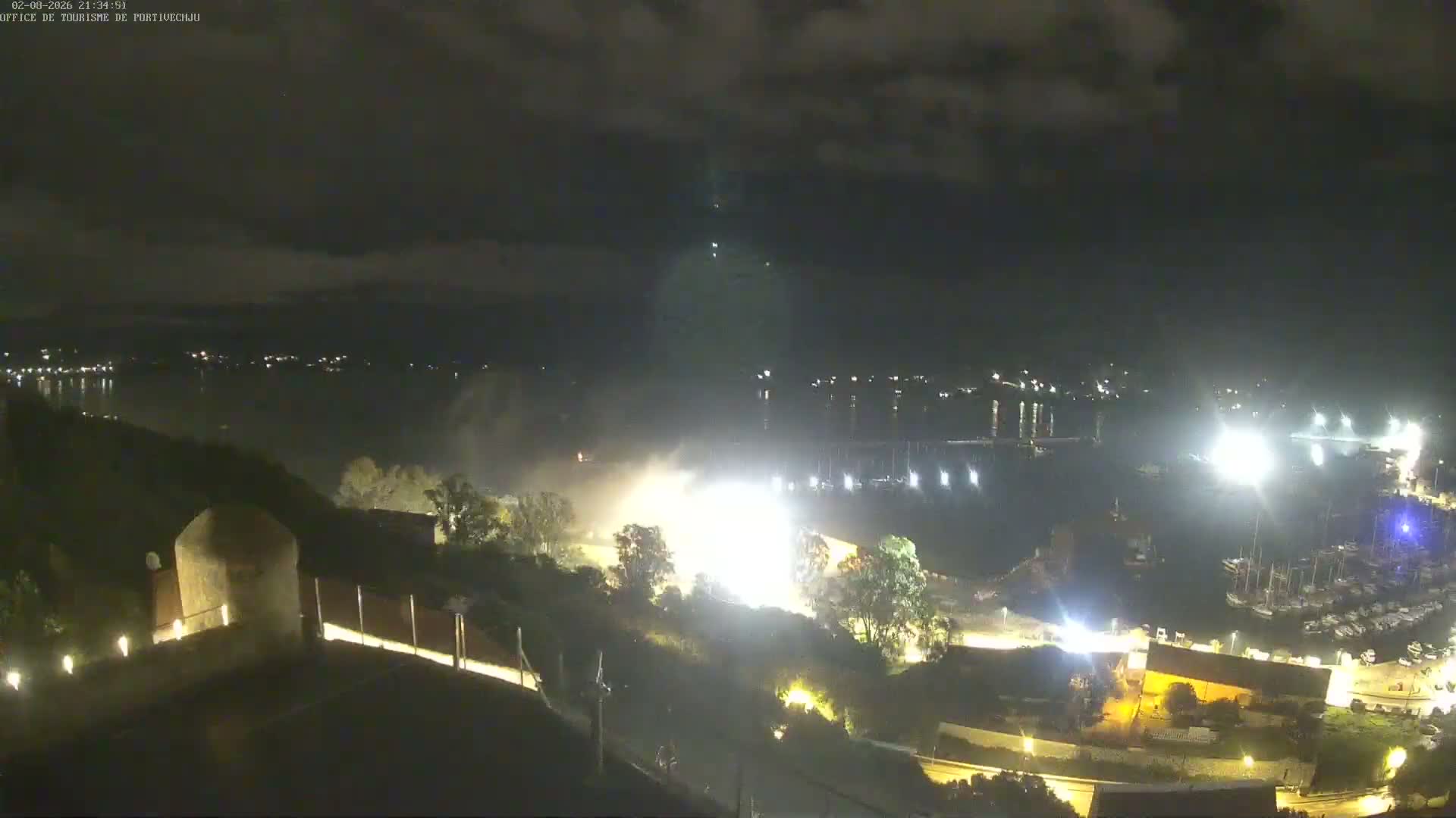 Corse (Corsica), Porto Vecchio Coast & Port  Live Cam -  Sartene, Corse-du-Sud, Corse, France