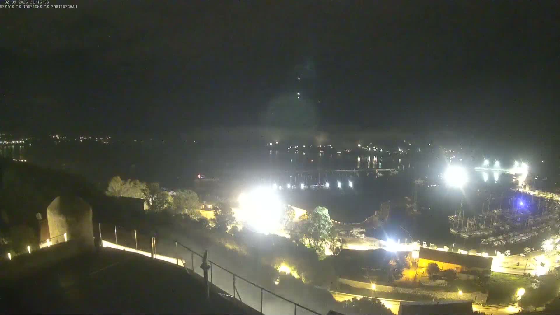 Corse (Corsica), Porto Vecchio Coast & Port  Live Cam -  Sartene, Corse-du-Sud, Corse, France