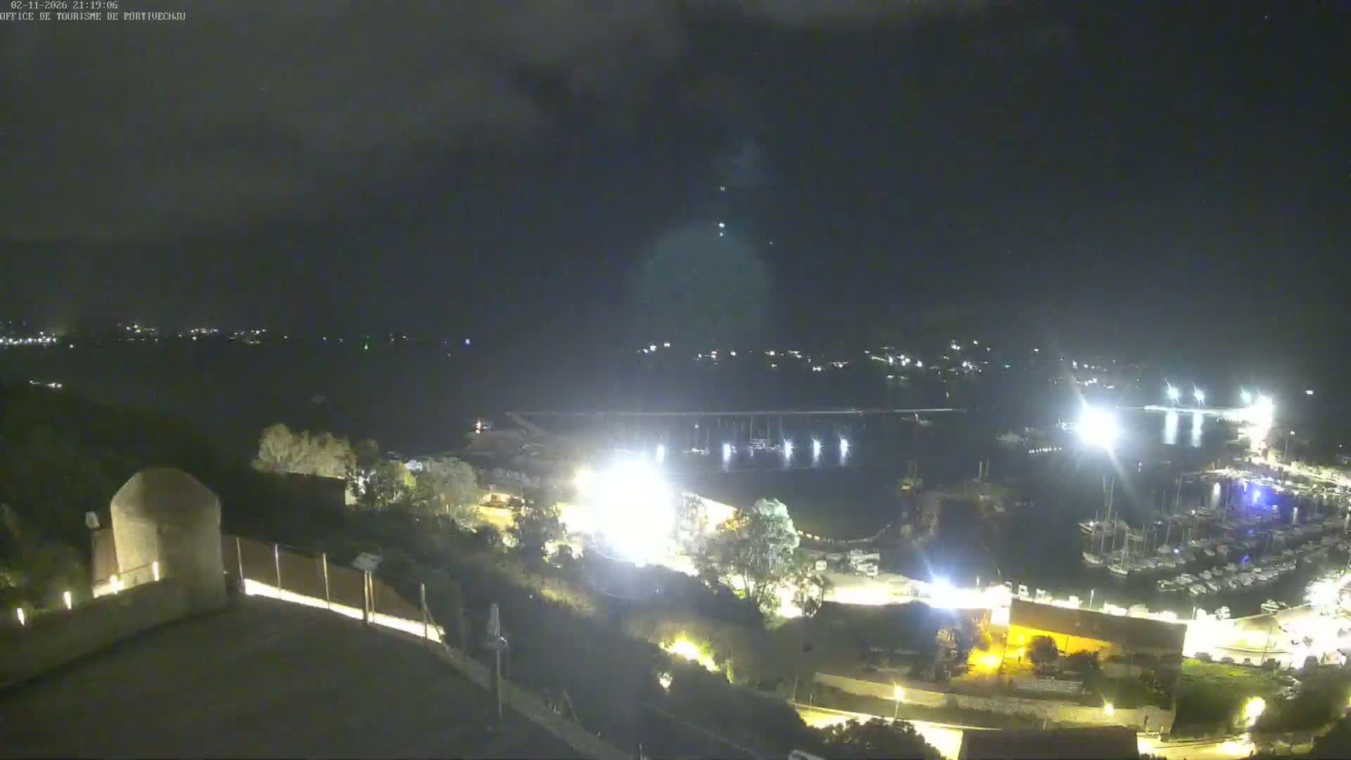 Corse (Corsica), Porto Vecchio Coast & Port  Live Cam -  Sartene, Corse-du-Sud, Corse, France