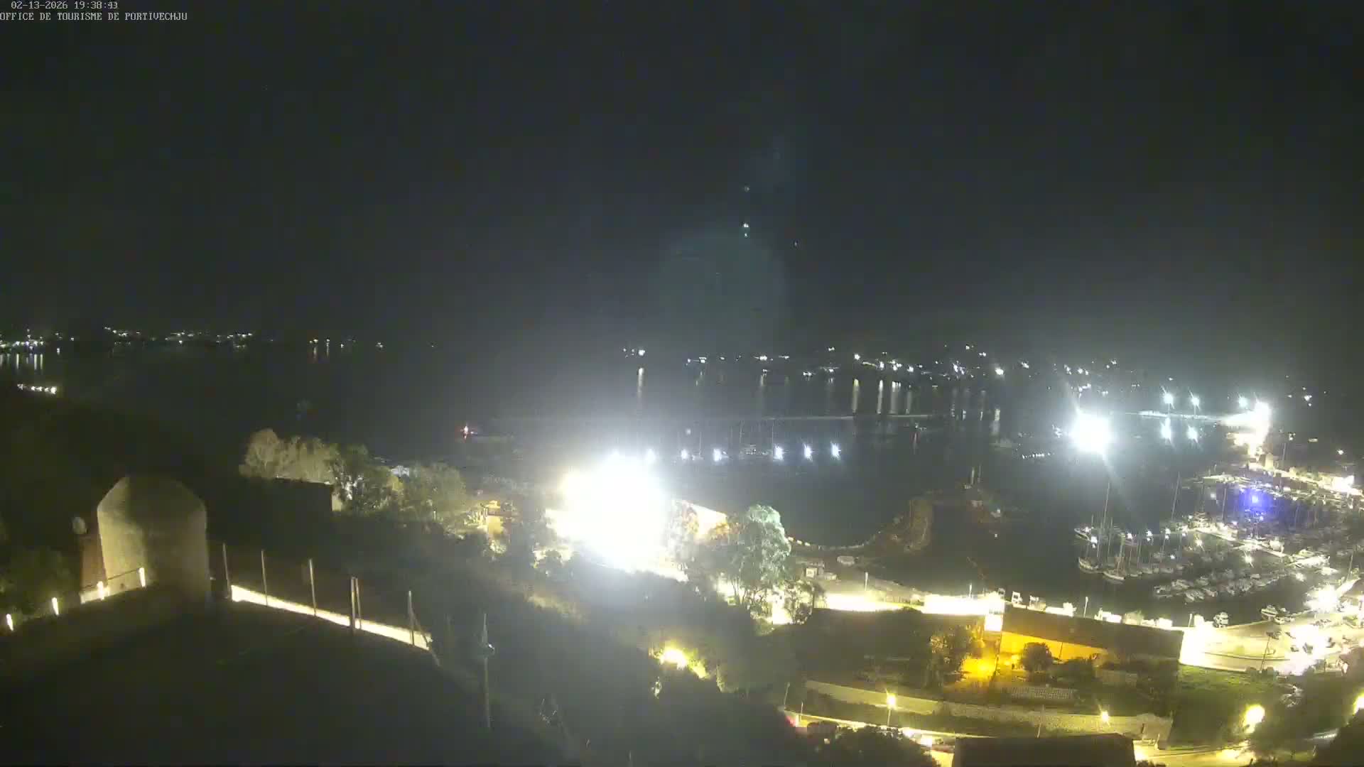 Corse (Corsica), Porto Vecchio Coast & Port  Live Cam -  Sartene, Corse-du-Sud, Corse, France