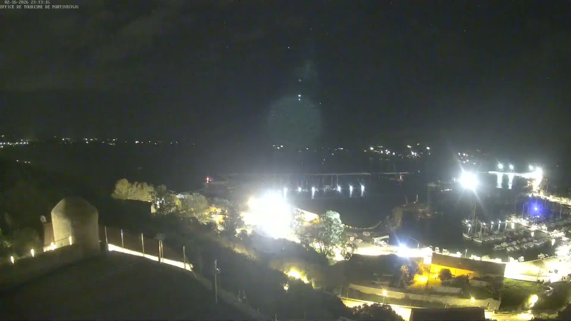 Corse (Corsica), Porto Vecchio Coast & Port  Live Cam -  Sartene, Corse-du-Sud, Corse, France