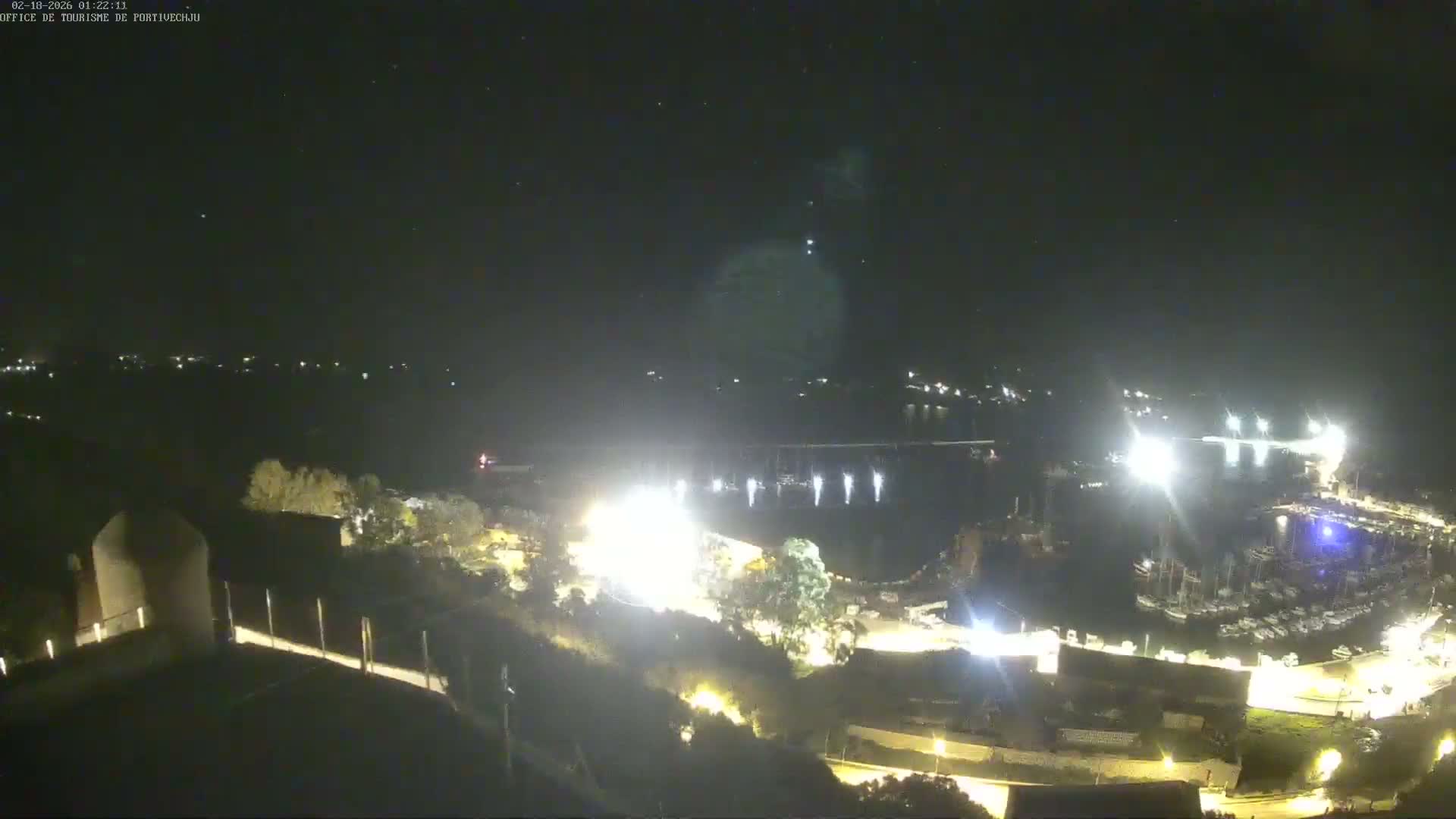 Corse (Corsica), Porto Vecchio Coast & Port  Live Cam -  Sartene, Corse-du-Sud, Corse, France