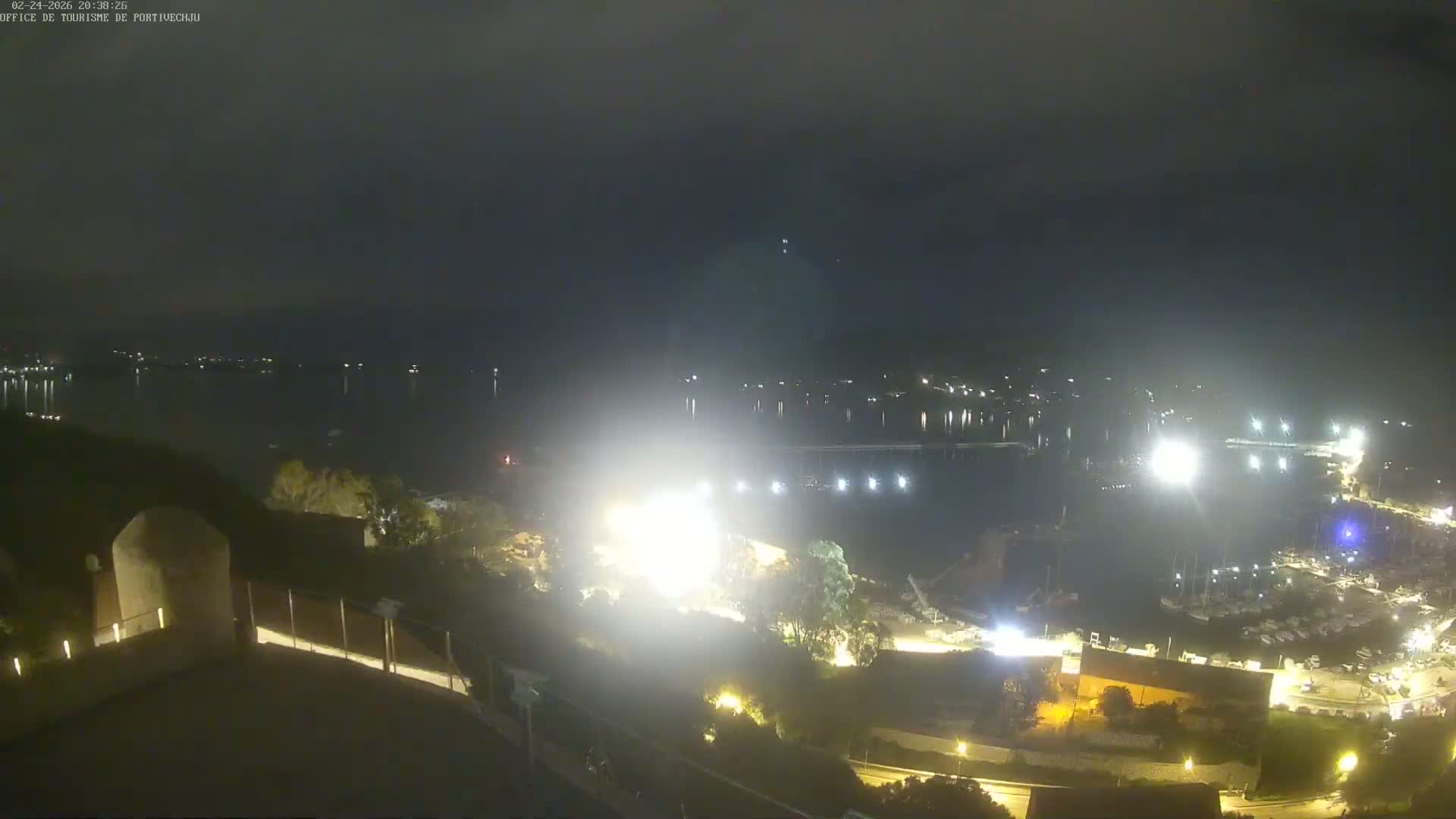 Corse (Corsica), Porto Vecchio Coast & Port  Live Cam -  Sartene, Corse-du-Sud, Corse, France