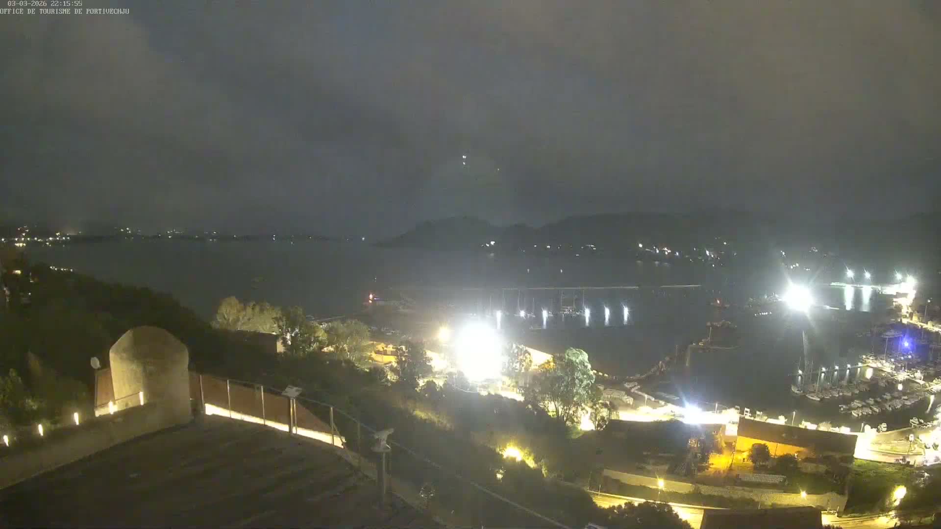 Corse (Corsica), Porto Vecchio Coast & Port  Live Cam -  Sartene, Corse-du-Sud, Corse, France