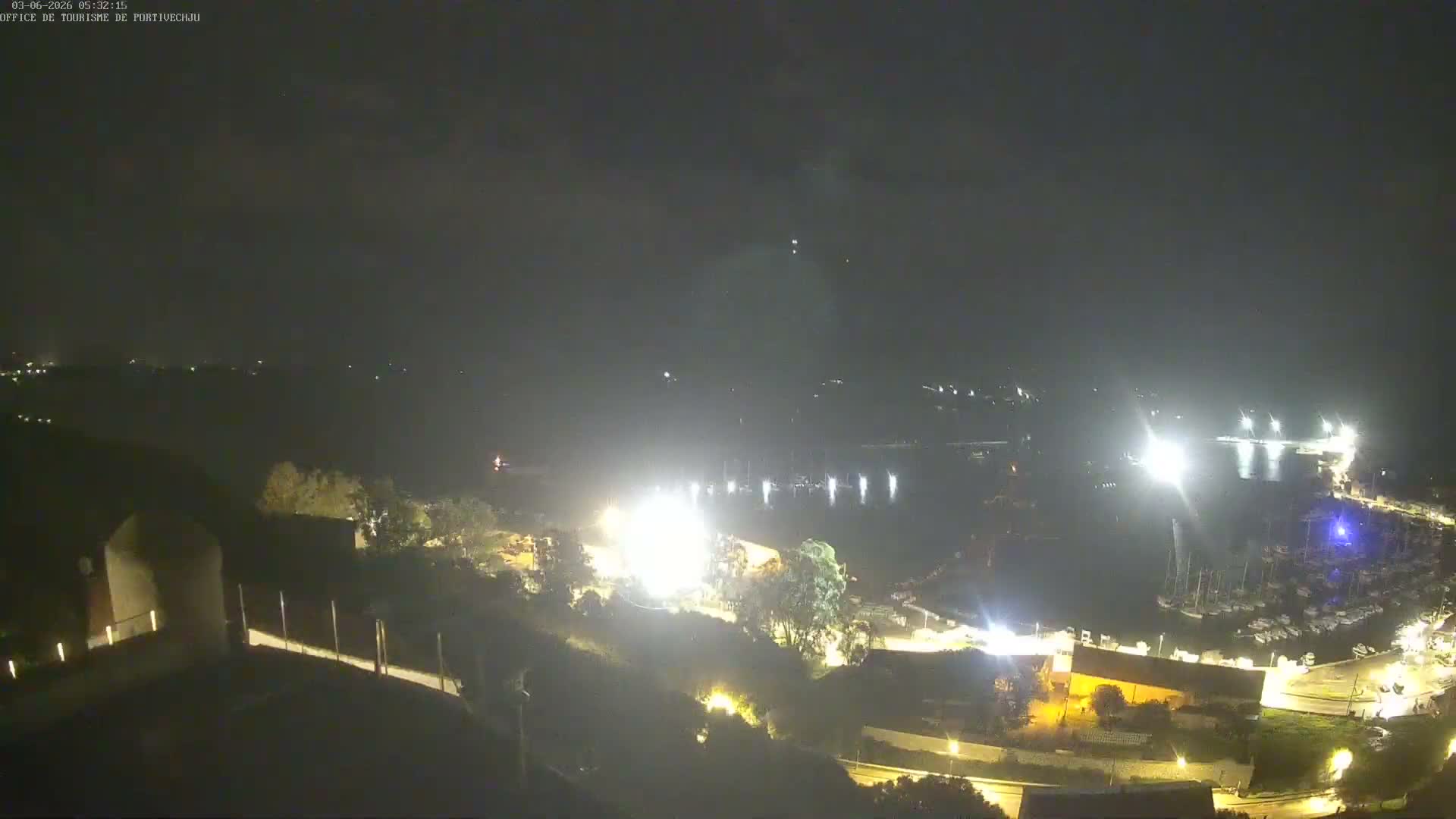 Corse (Corsica), Porto Vecchio Coast & Port  Live Cam -  Sartene, Corse-du-Sud, Corse, France