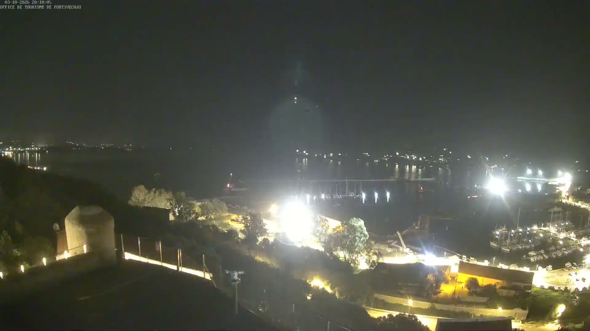 Corse (Corsica), Porto Vecchio Coast & Port  Live Cam -  Sartene, Corse-du-Sud, Corse, France