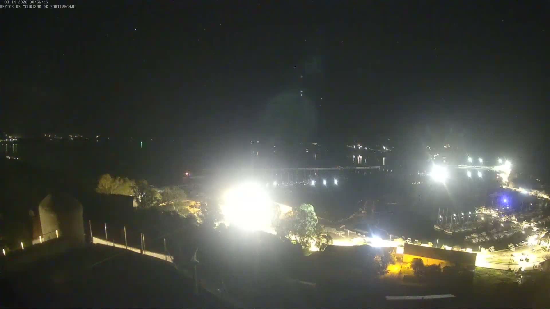 Corse (Corsica), Porto Vecchio Coast & Port  Live Cam -  Sartene, Corse-du-Sud, Corse, France