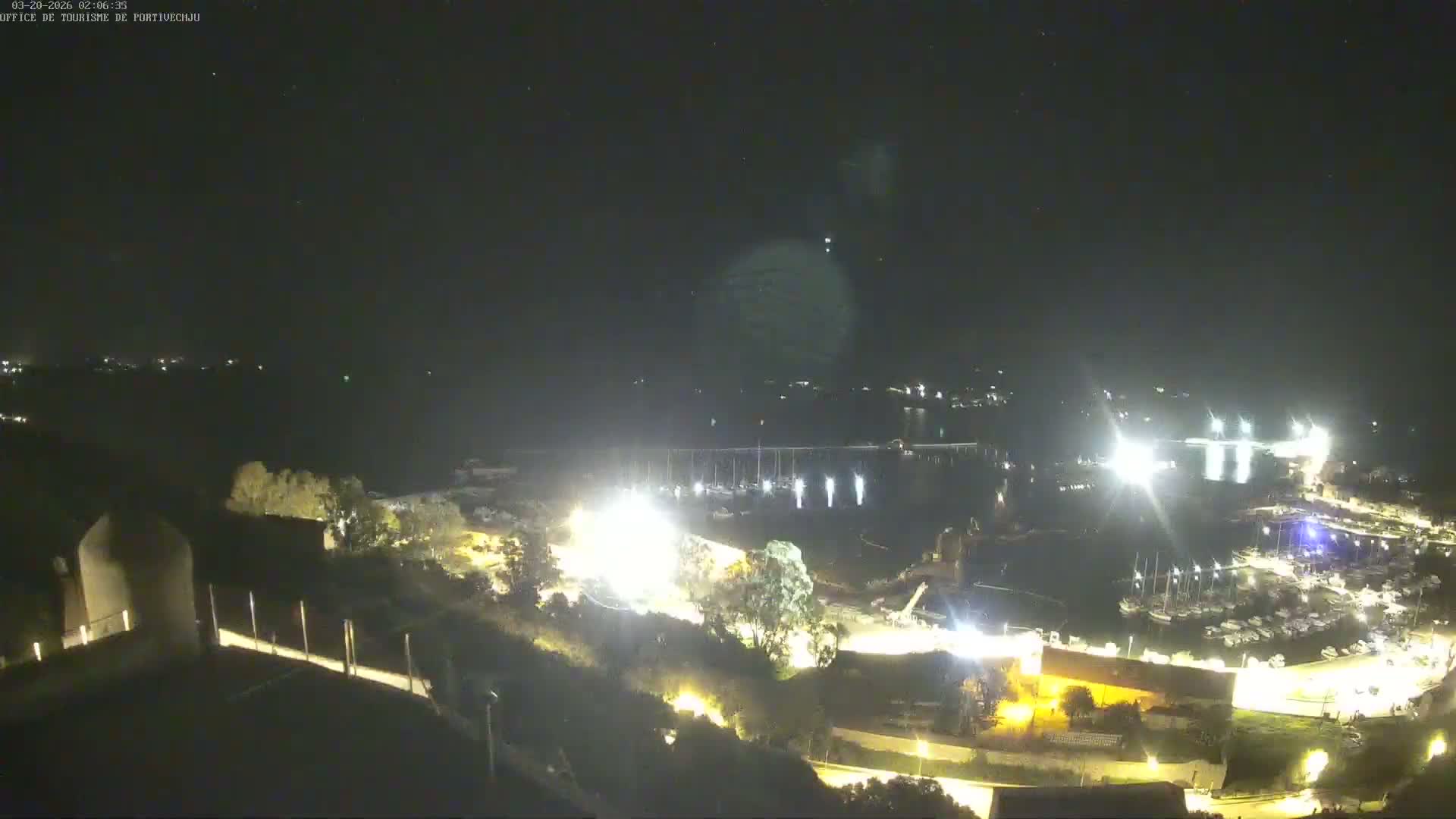 Corse (Corsica), Porto Vecchio Coast & Port  Live Cam -  Sartene, Corse-du-Sud, Corse, France