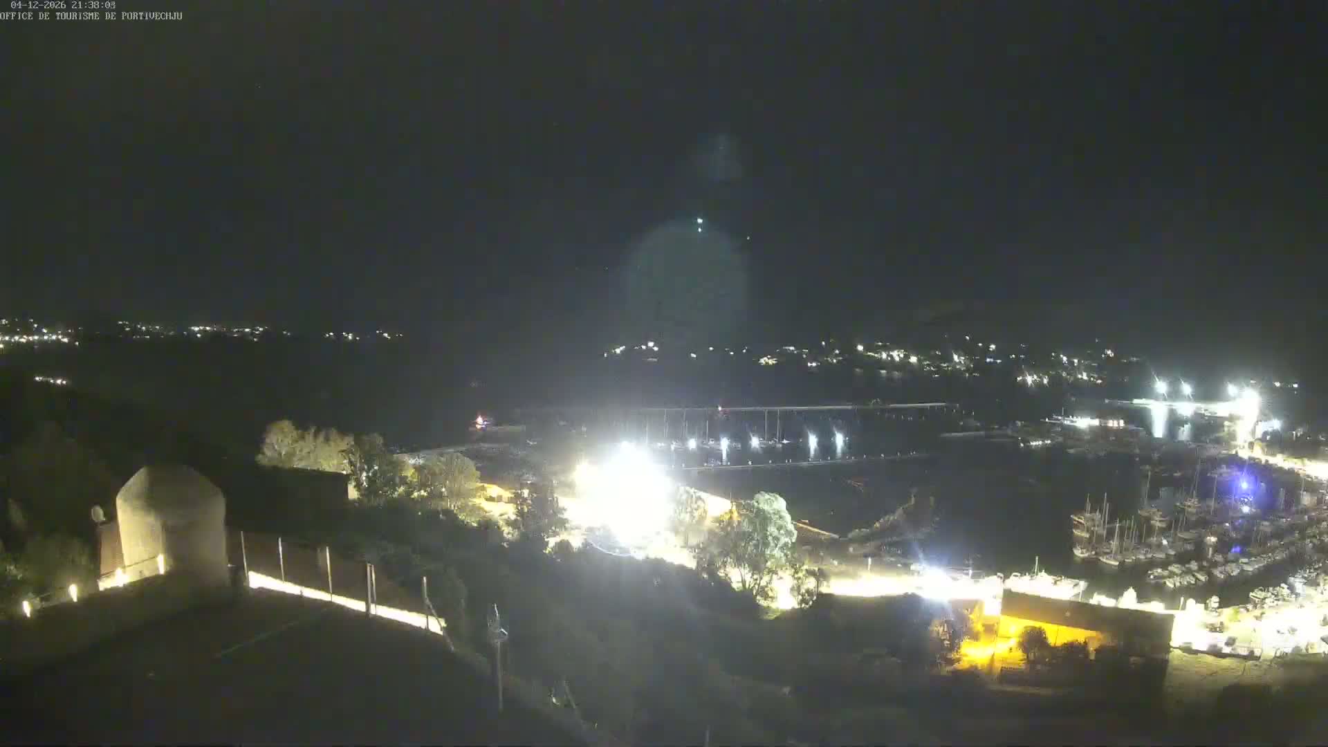 Corse (Corsica), Porto Vecchio Coast & Port  Live Cam -  Sartene, Corse-du-Sud, Corse, France
