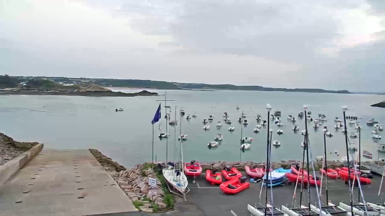 Erquy Comune & Port Live Cam - Saint-Brieuc, Cotes-d'Armor, Bretagne, France