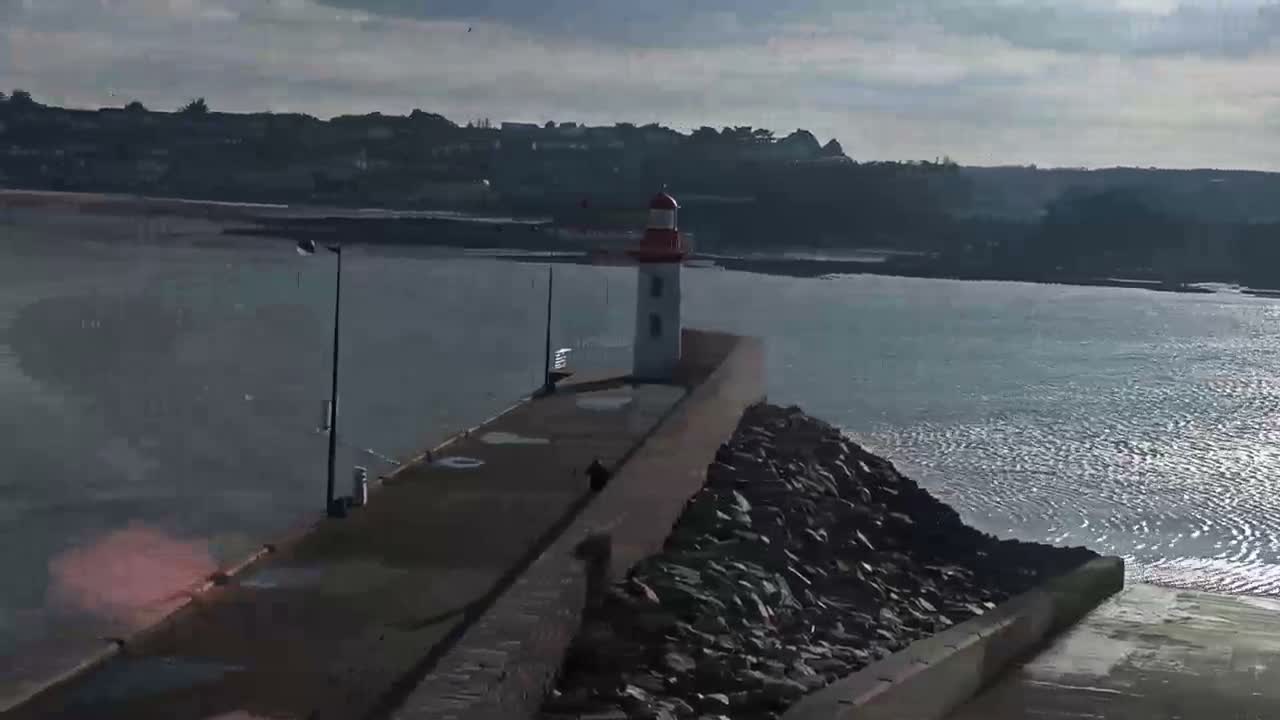 Erquy Comune & Port Live Cam - Saint-Brieuc, Cotes-d'Armor, Bretagne, France