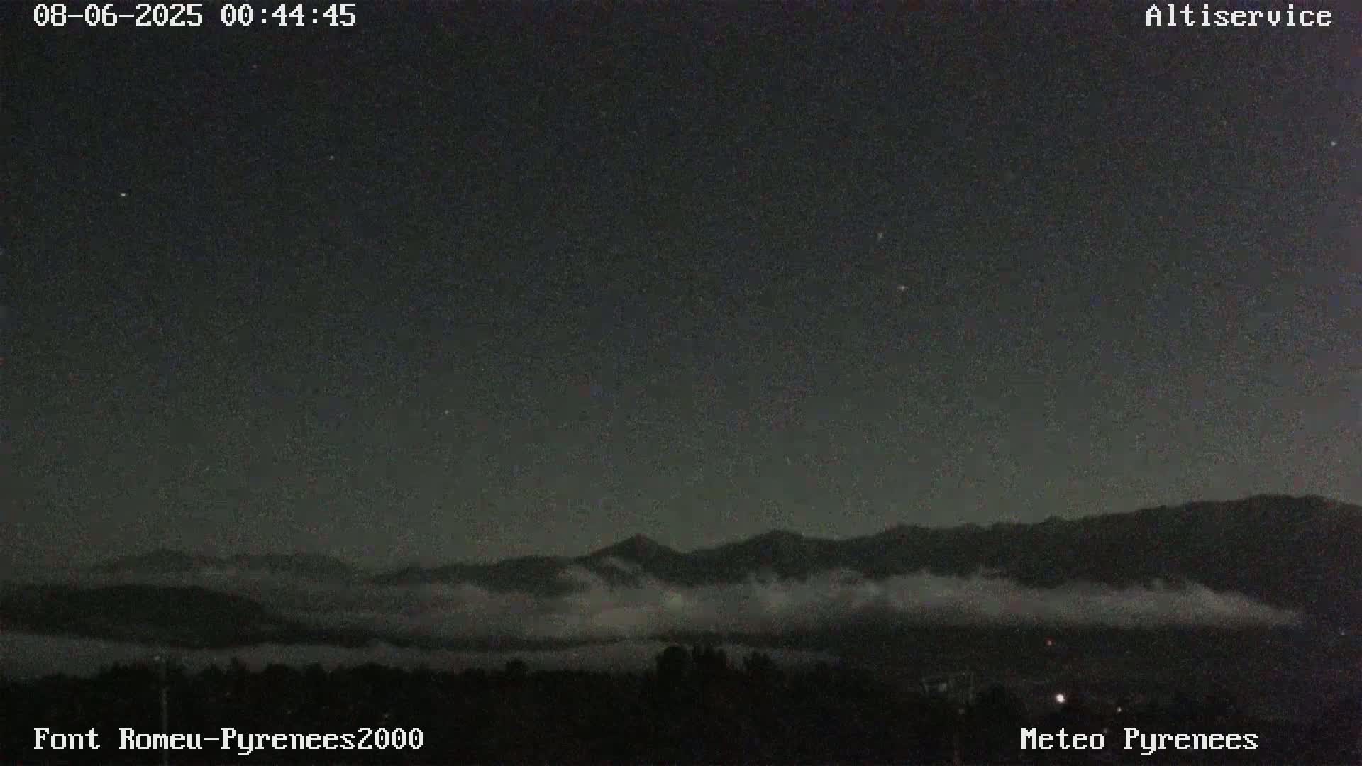 Font-Romeu Ski Slopes & Pyrenees Summits Panaromic 360 Live Cam - Prades, Pyrenees-Orientales, Occitanie, France