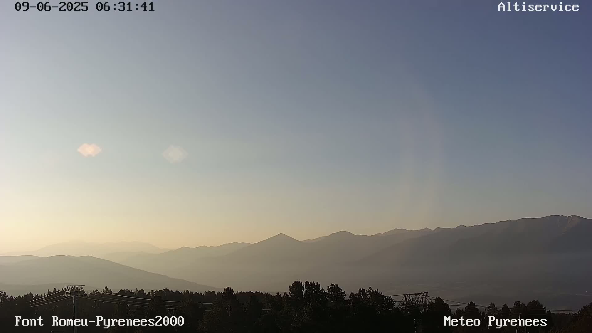 Font-Romeu Ski Slopes & Pyrenees Summits Panaromic 360 Live Cam - Prades, Pyrenees-Orientales, Occitanie, France