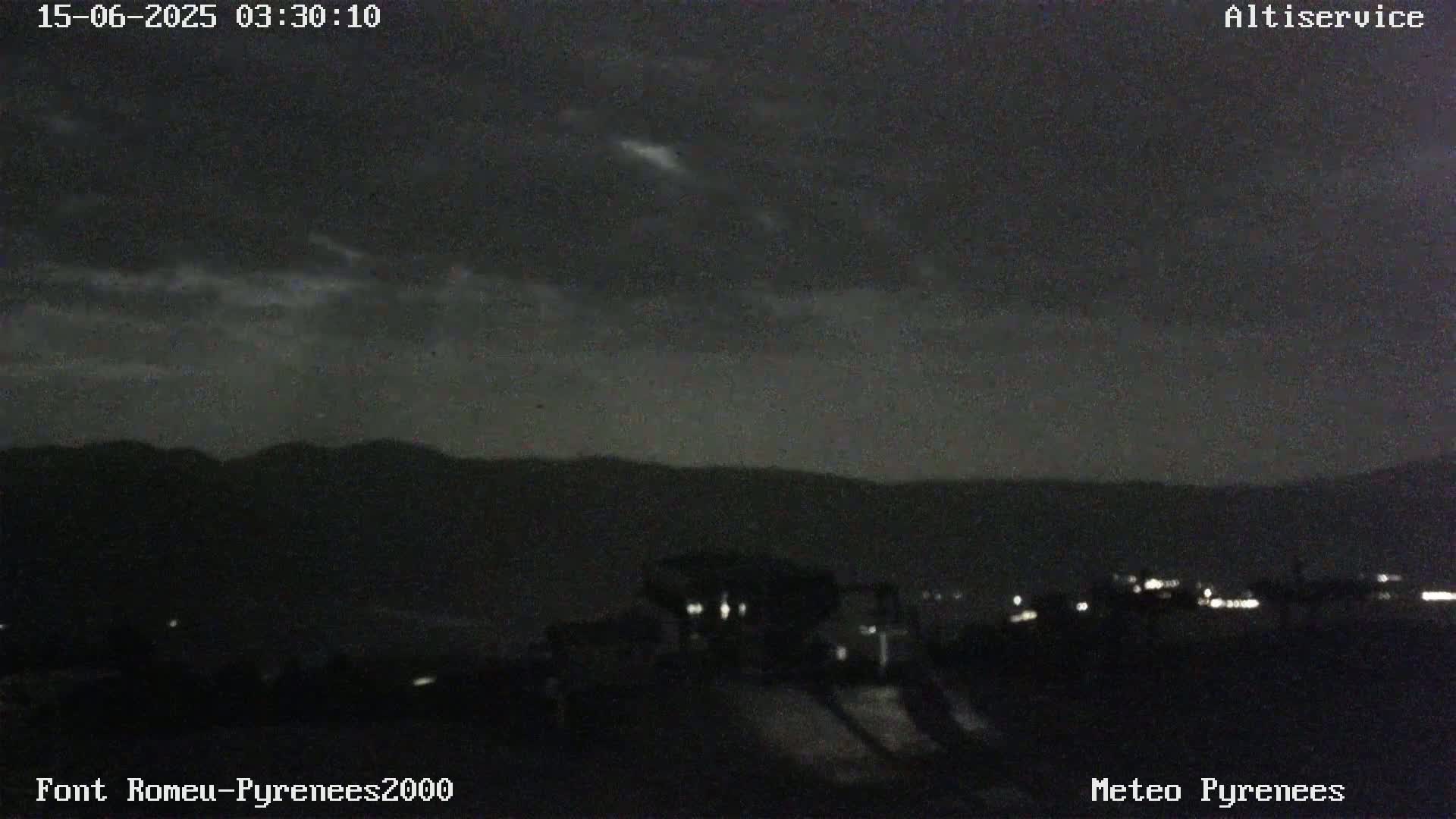 Font-Romeu Ski Slopes & Pyrenees Summits Panaromic 360 Live Cam - Prades, Pyrenees-Orientales, Occitanie, France