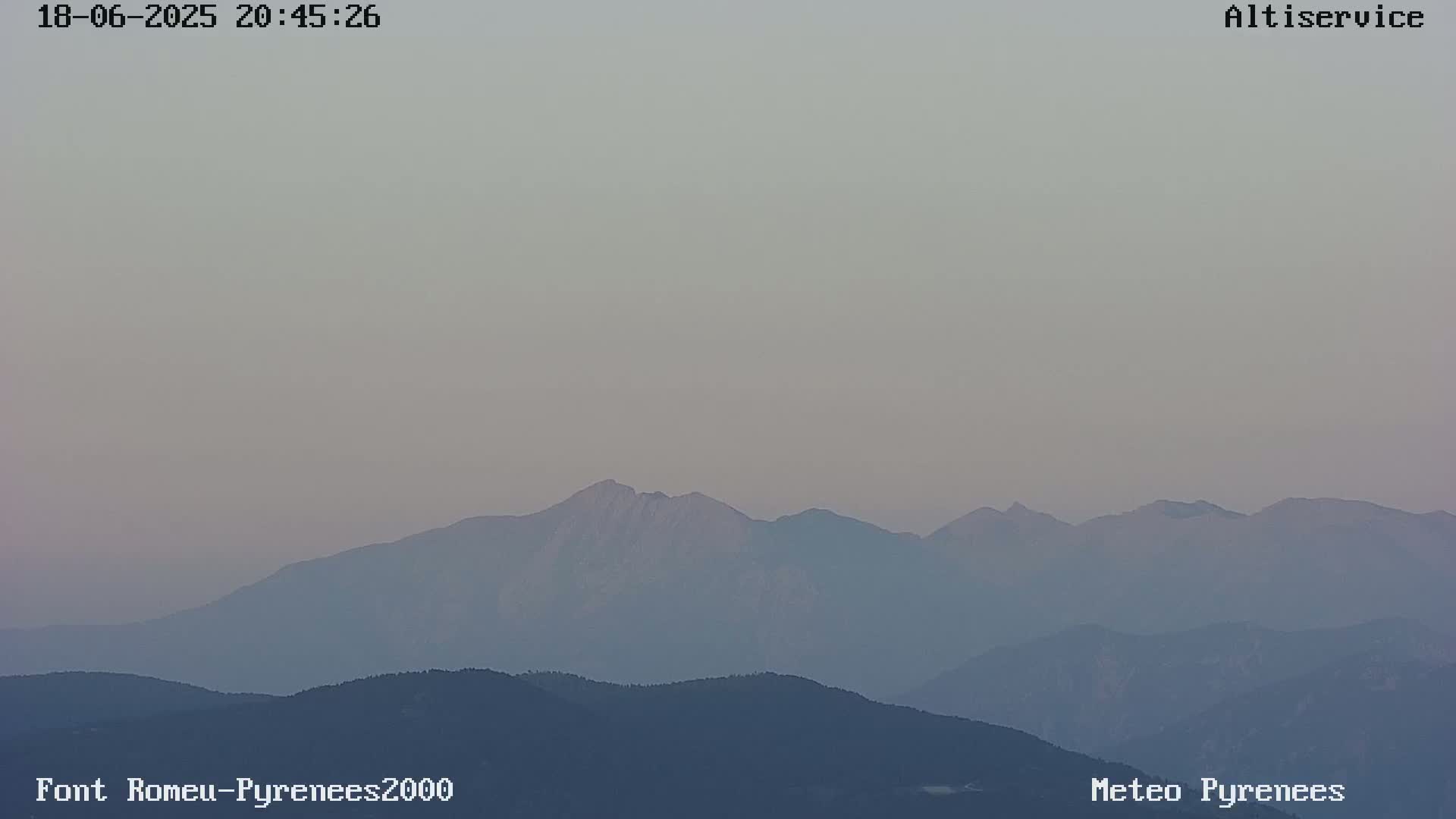 Font-Romeu Ski Slopes & Pyrenees Summits Panaromic 360 Live Cam - Prades, Pyrenees-Orientales, Occitanie, France
