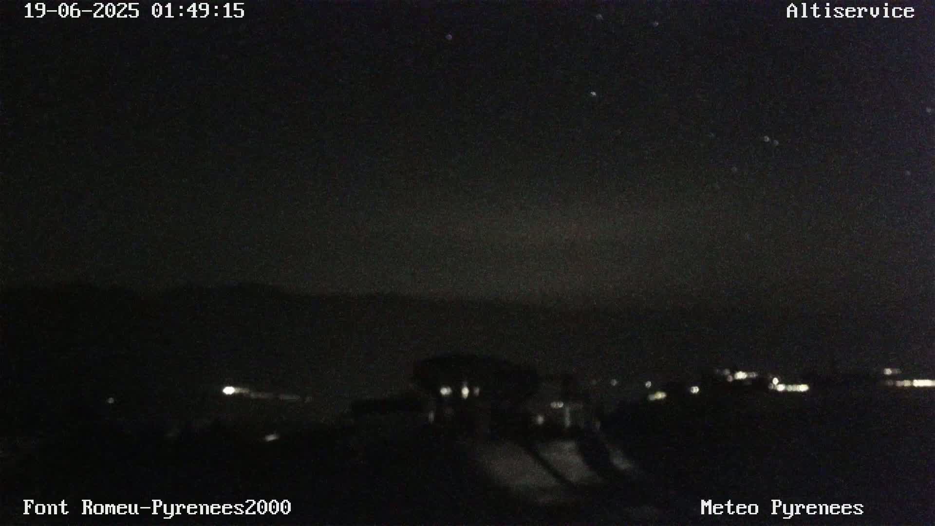 Font-Romeu Ski Slopes & Pyrenees Summits Panaromic 360 Live Cam - Prades, Pyrenees-Orientales, Occitanie, France