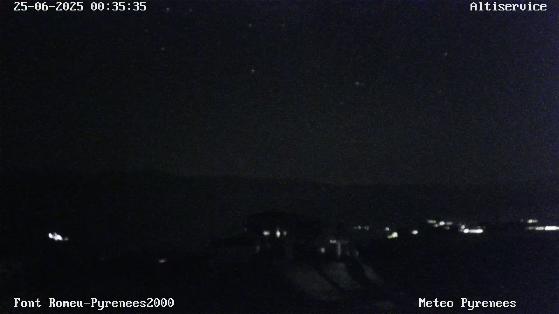 Font-Romeu Ski Slopes & Pyrenees Summits Panaromic 360 Live Cam - Prades, Pyrenees-Orientales, Occitanie, France