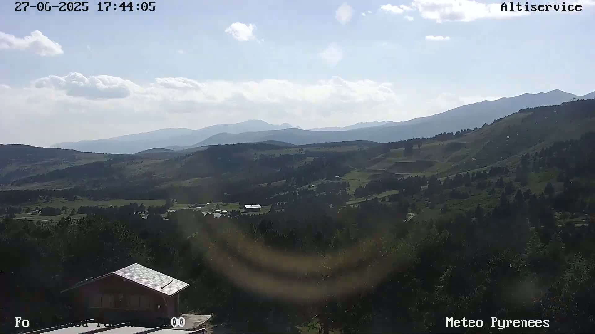 Font-Romeu Ski Slopes & Pyrenees Summits Panaromic 360 Live Cam - Prades, Pyrenees-Orientales, Occitanie, France