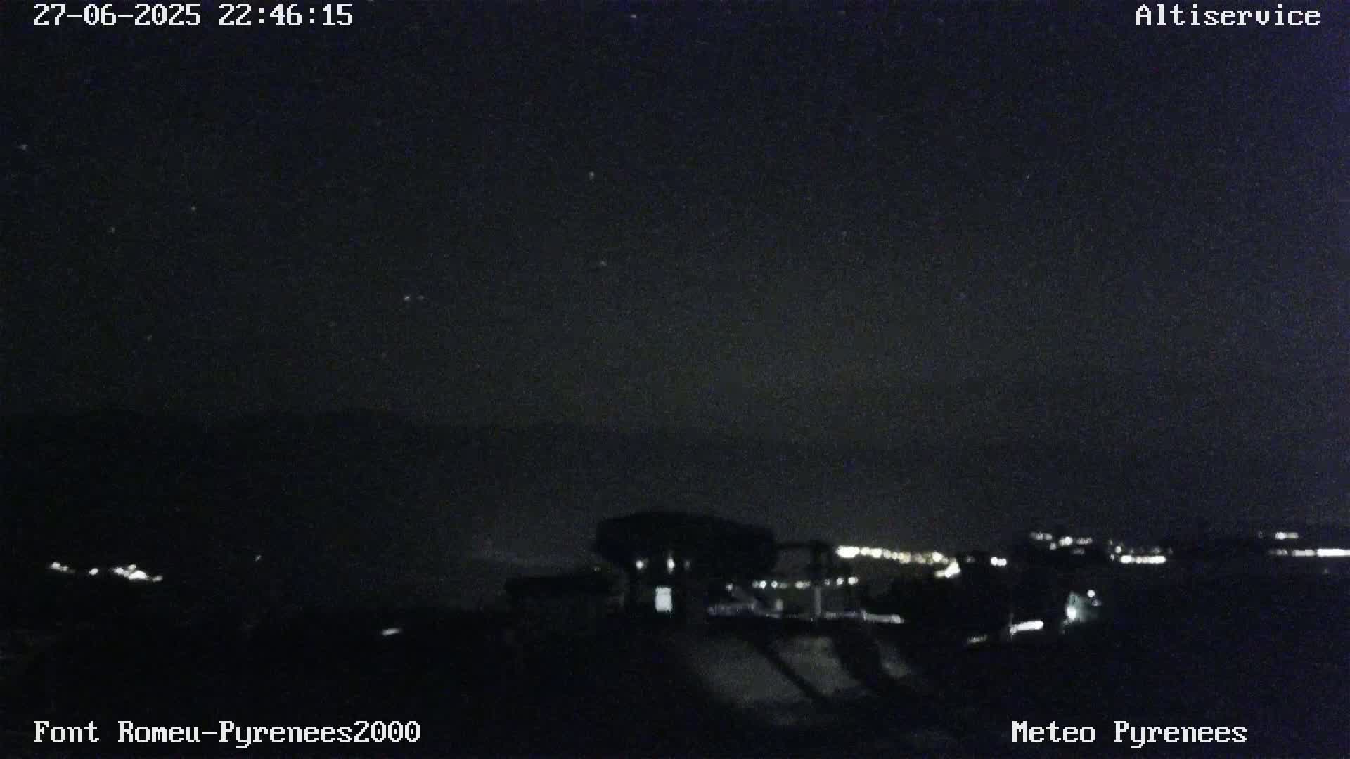 Font-Romeu Ski Slopes & Pyrenees Summits Panaromic 360 Live Cam - Prades, Pyrenees-Orientales, Occitanie, France