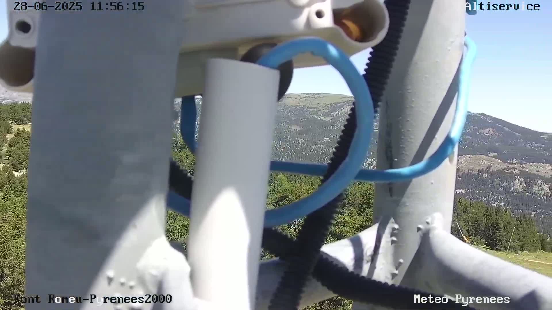 Font-Romeu Ski Slopes & Pyrenees Summits Panaromic 360 Live Cam - Prades, Pyrenees-Orientales, Occitanie, France