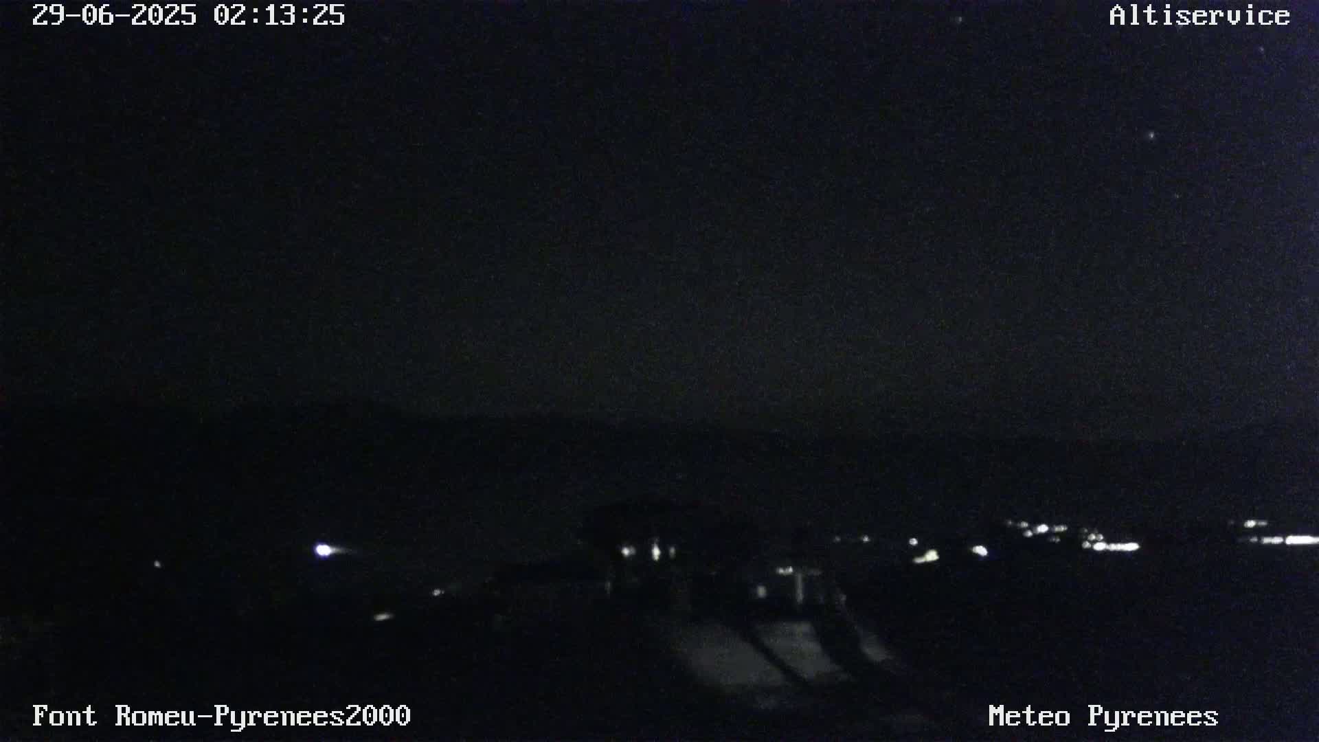 Font-Romeu Ski Slopes & Pyrenees Summits Panaromic 360 Live Cam - Prades, Pyrenees-Orientales, Occitanie, France