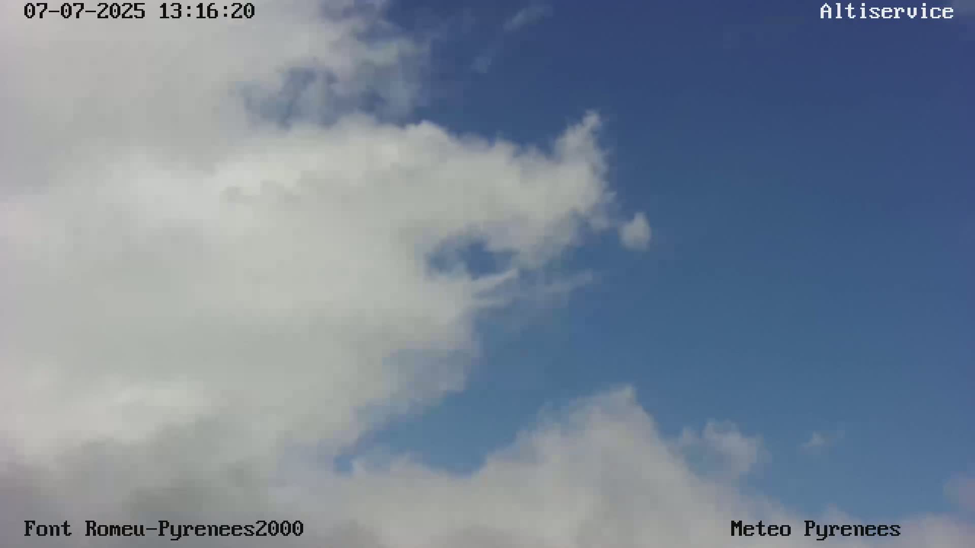 Font-Romeu Ski Slopes & Pyrenees Summits Panaromic 360 Live Cam - Prades, Pyrenees-Orientales, Occitanie, France