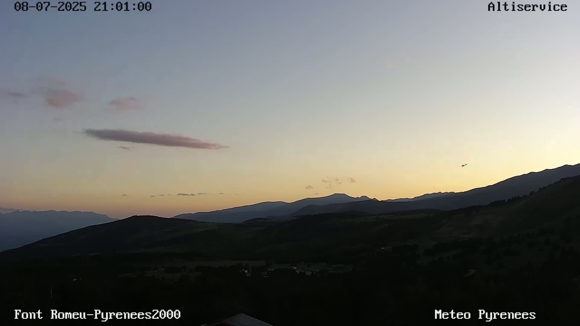 Font-Romeu Ski Slopes & Pyrenees Summits Panaromic 360 Live Cam - Prades, Pyrenees-Orientales, Occitanie, France