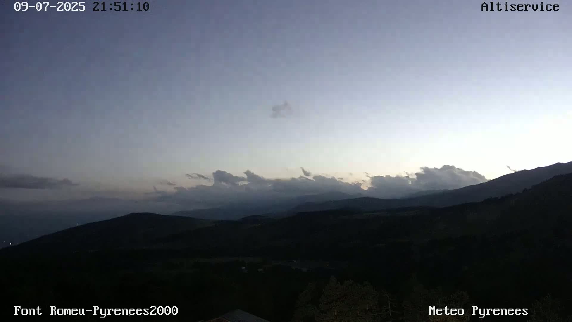 Font-Romeu Ski Slopes & Pyrenees Summits Panaromic 360 Live Cam - Prades, Pyrenees-Orientales, Occitanie, France