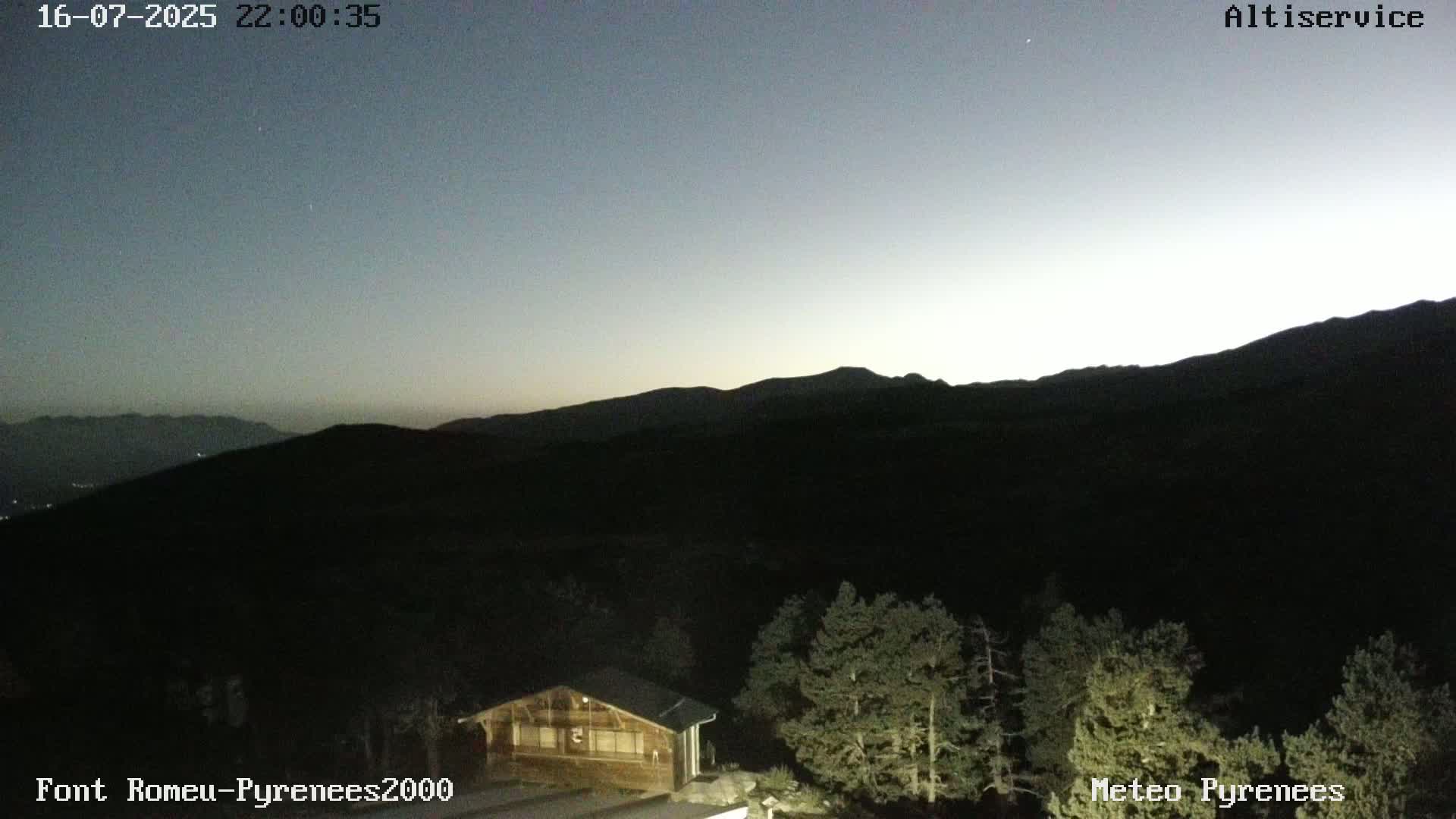 Font-Romeu Ski Slopes & Pyrenees Summits Panaromic 360 Live Cam - Prades, Pyrenees-Orientales, Occitanie, France