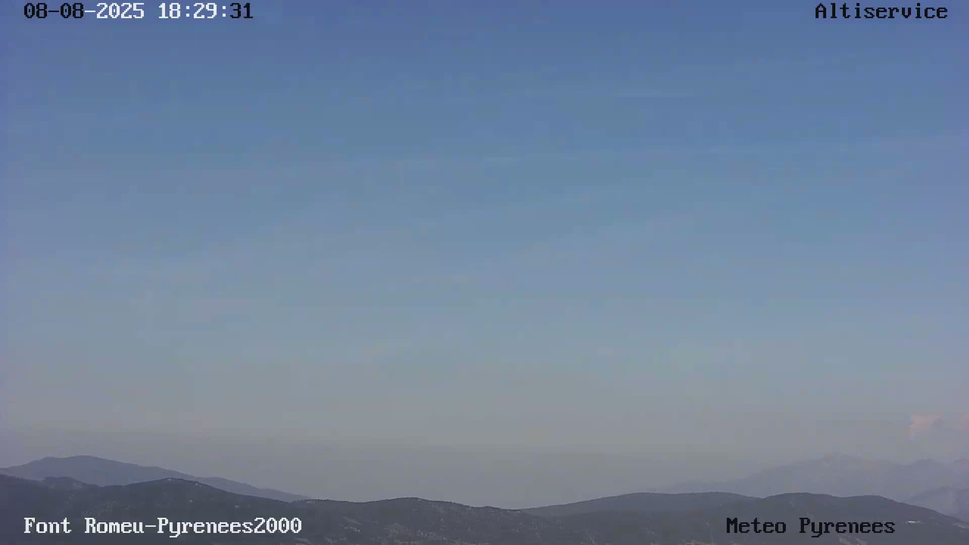 Font-Romeu Ski Slopes & Pyrenees Summits Panaromic 360 Live Cam - Prades, Pyrenees-Orientales, Occitanie, France
