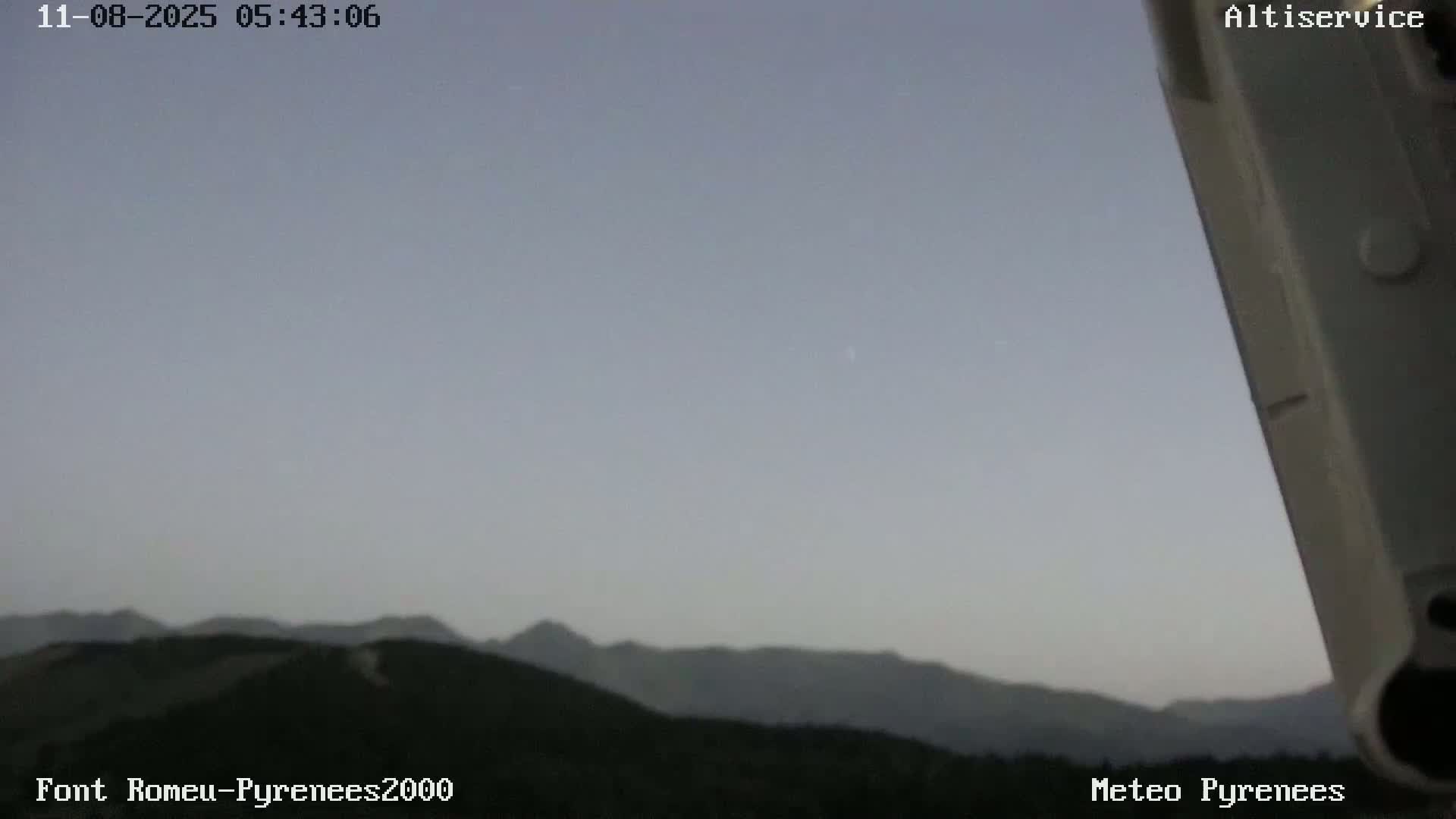 Font-Romeu Ski Slopes & Pyrenees Summits Panaromic 360 Live Cam - Prades, Pyrenees-Orientales, Occitanie, France