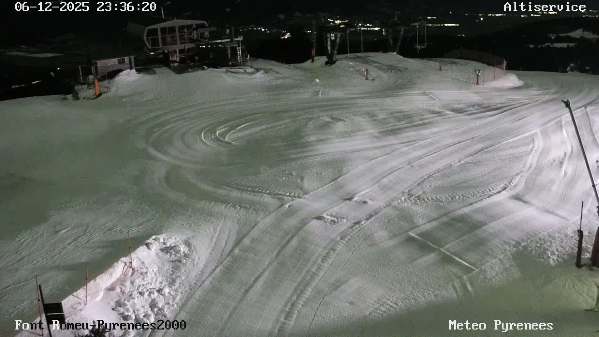 Font-Romeu Ski Slopes & Pyrenees Summits Panaromic 360 Live Cam - Prades, Pyrenees-Orientales, Occitanie, France