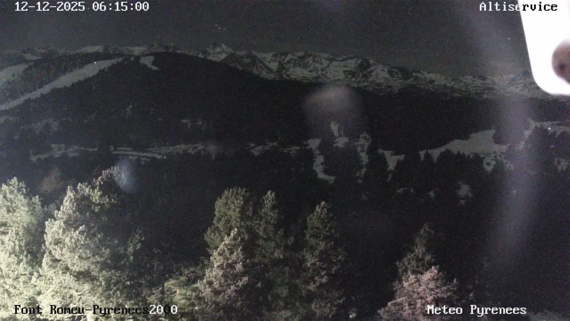 Font-Romeu Ski Slopes & Pyrenees Summits Panaromic 360 Live Cam - Prades, Pyrenees-Orientales, Occitanie, France