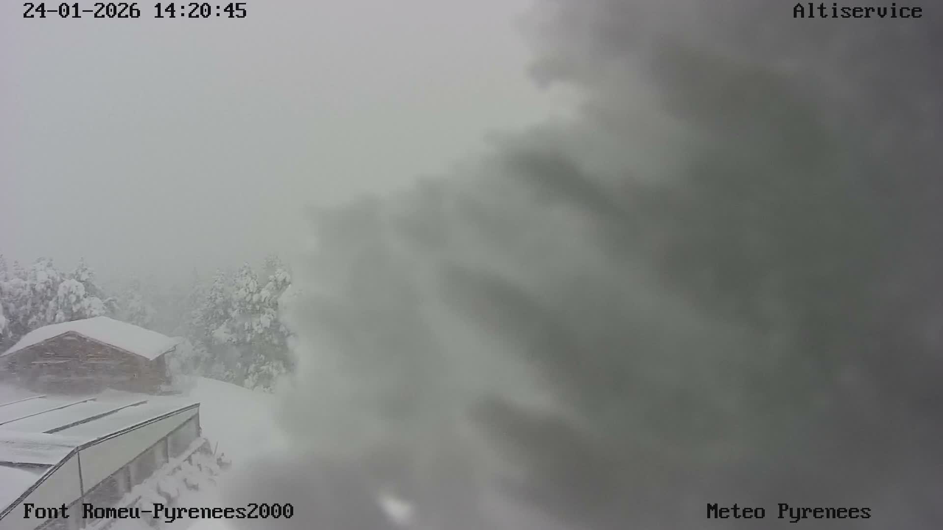 Font-Romeu Ski Slopes & Pyrenees Summits Panaromic 360 Live Cam - Prades, Pyrenees-Orientales, Occitanie, France