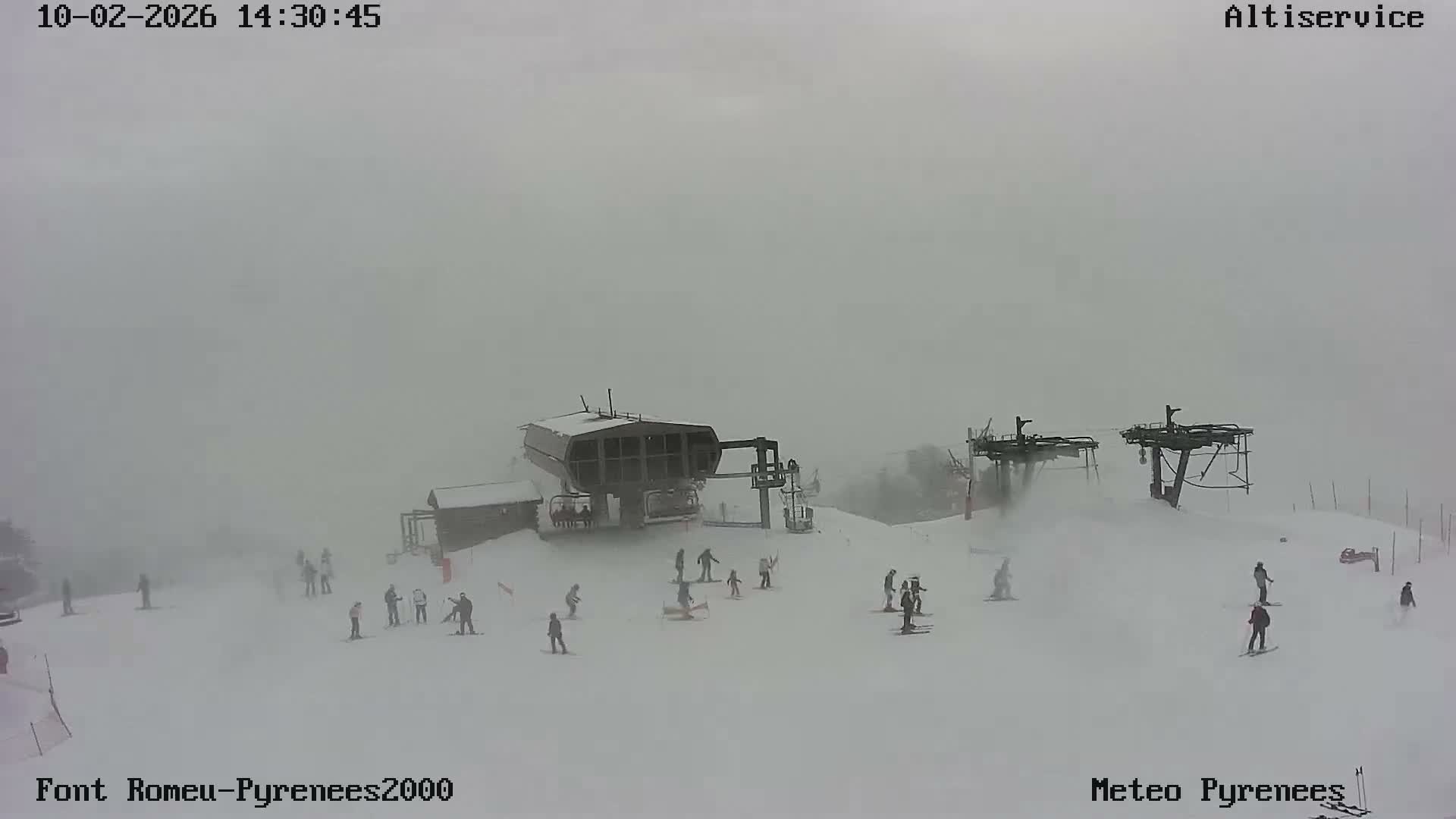 Font-Romeu Ski Slopes & Pyrenees Summits Panaromic 360 Live Cam - Prades, Pyrenees-Orientales, Occitanie, France