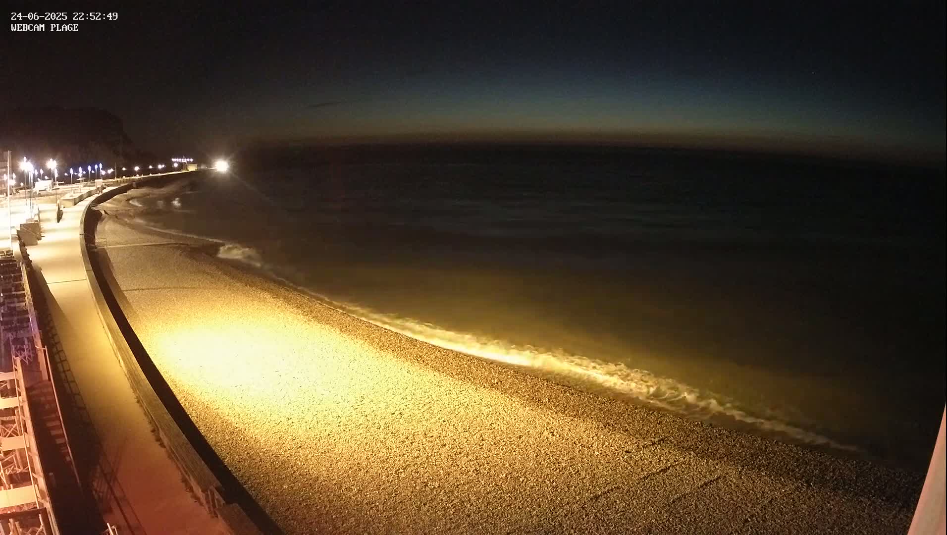 Plage de Saint-Valery-en-Caux  Beach Live Cam - Dieppe, Seine-Maritime, Normandie, France