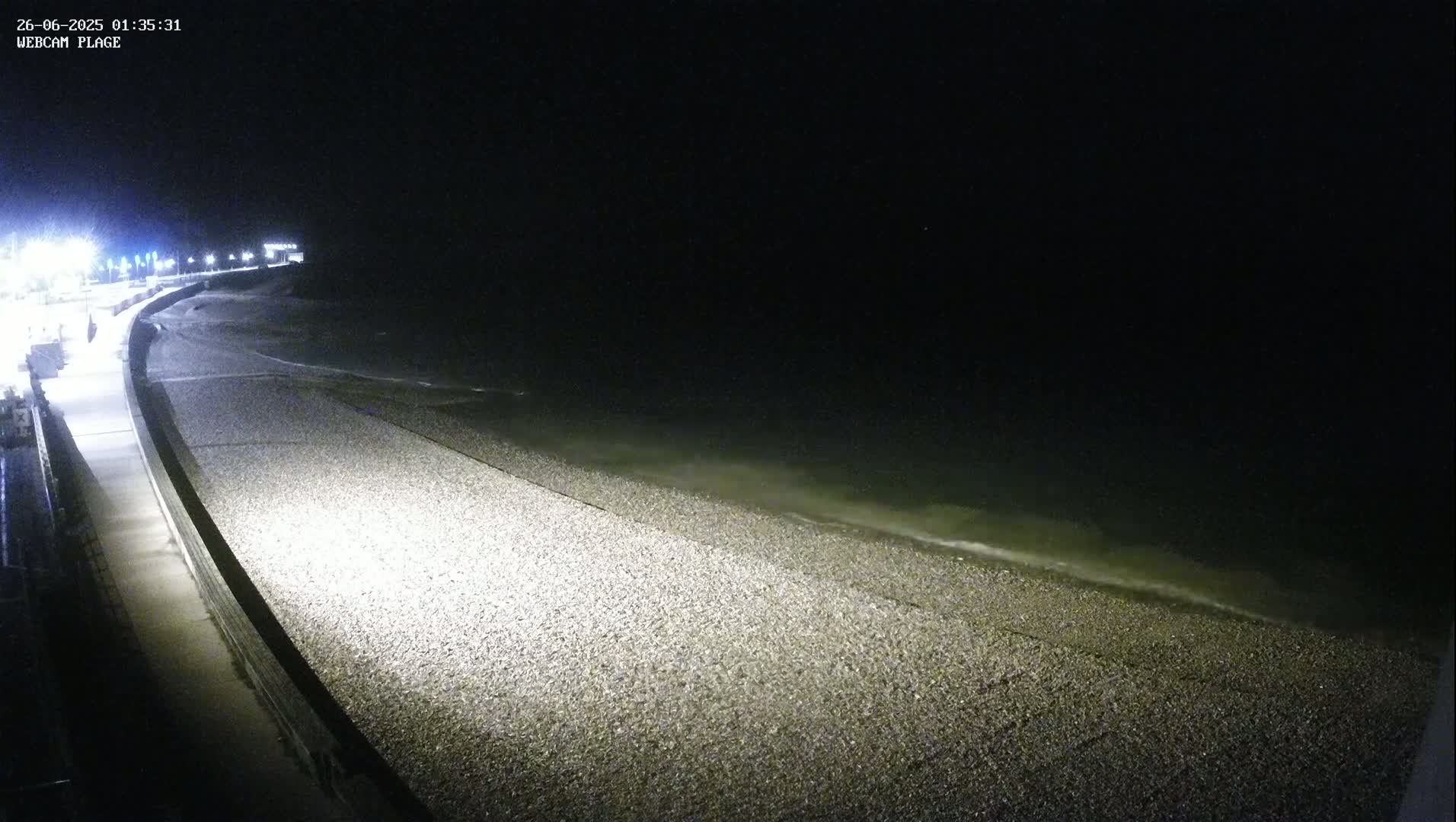 Plage de Saint-Valery-en-Caux  Beach Live Cam - Dieppe, Seine-Maritime, Normandie, France