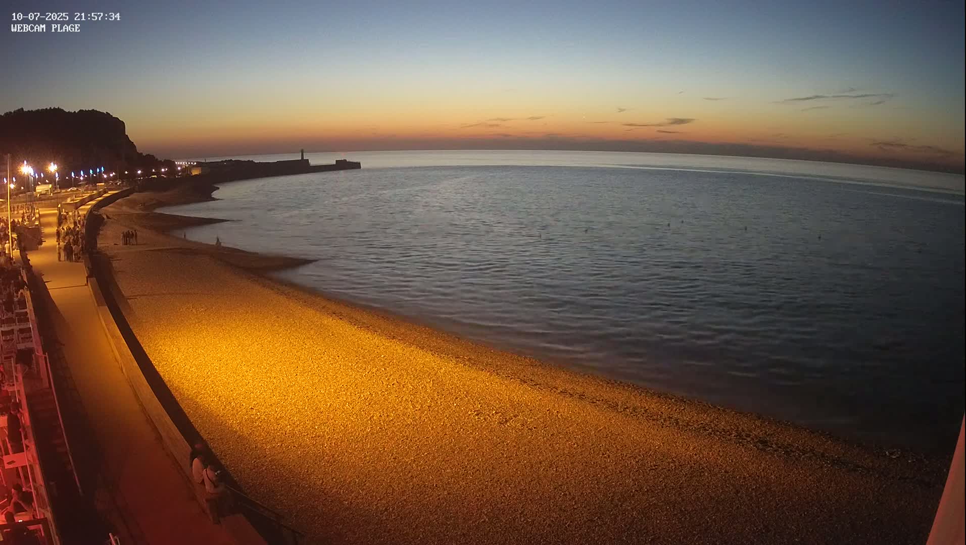 Plage de Saint-Valery-en-Caux  Beach Live Cam - Dieppe, Seine-Maritime, Normandie, France