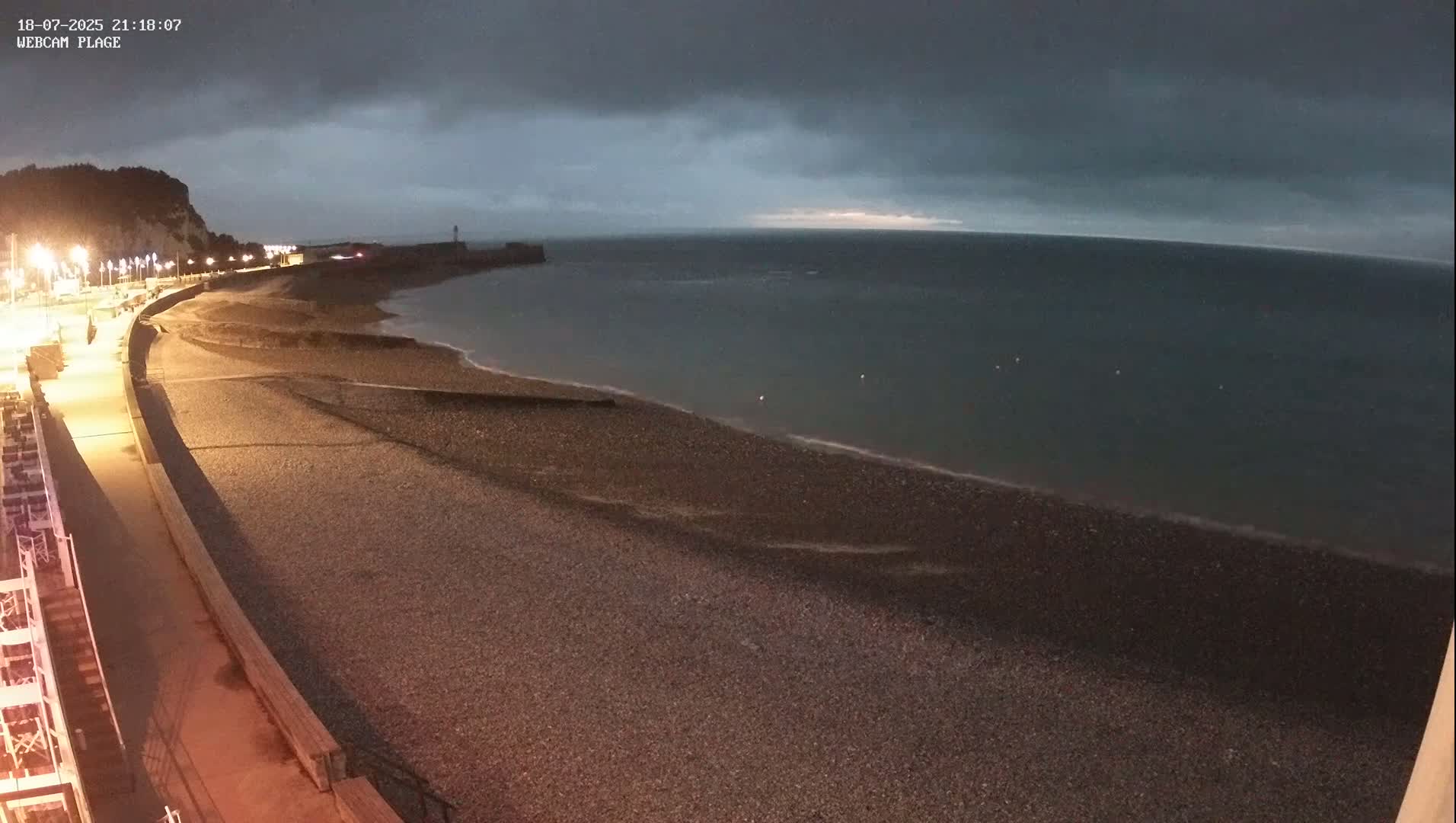 Plage de Saint-Valery-en-Caux  Beach Live Cam - Dieppe, Seine-Maritime, Normandie, France
