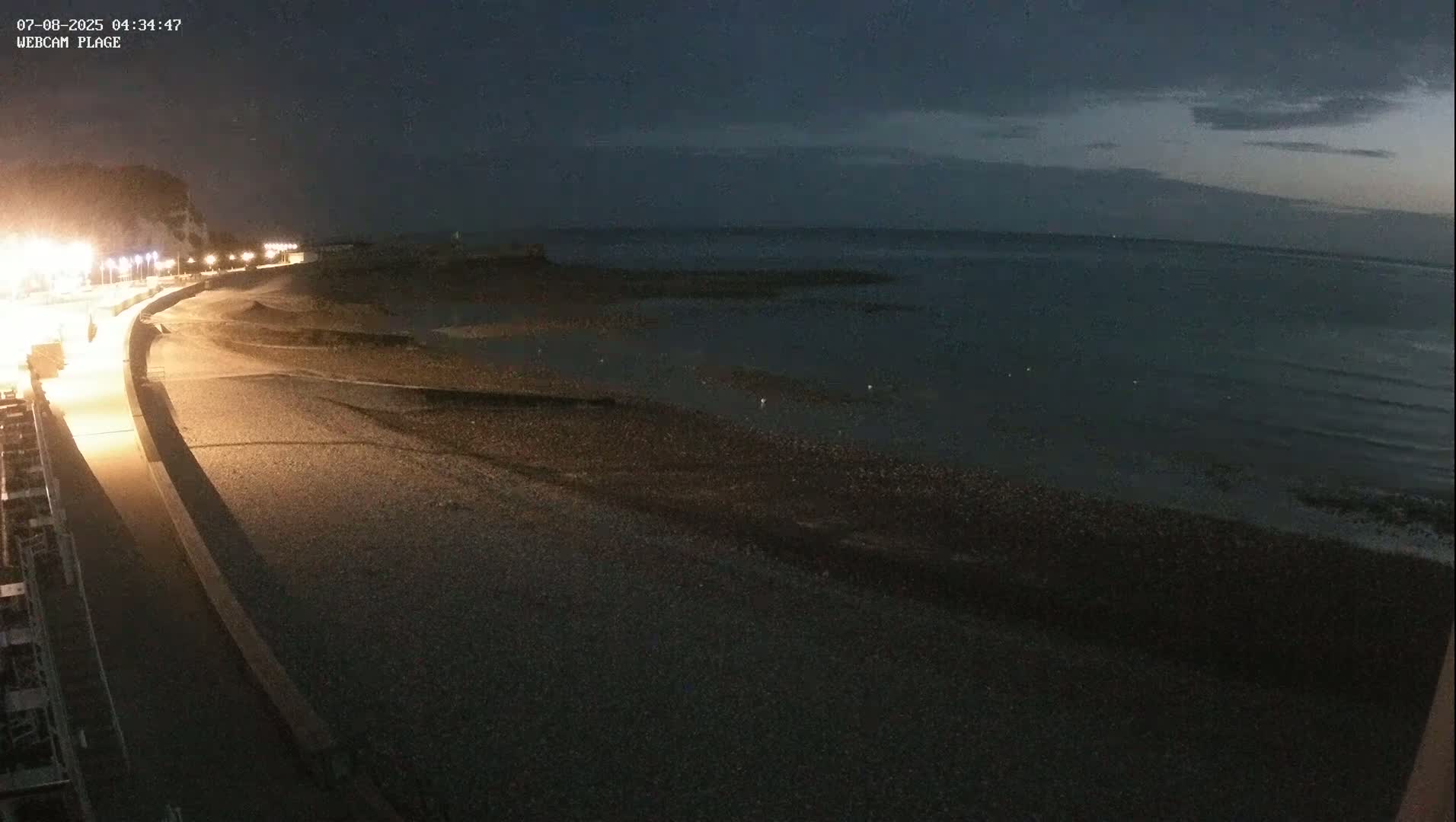Plage de Saint-Valery-en-Caux  Beach Live Cam - Dieppe, Seine-Maritime, Normandie, France