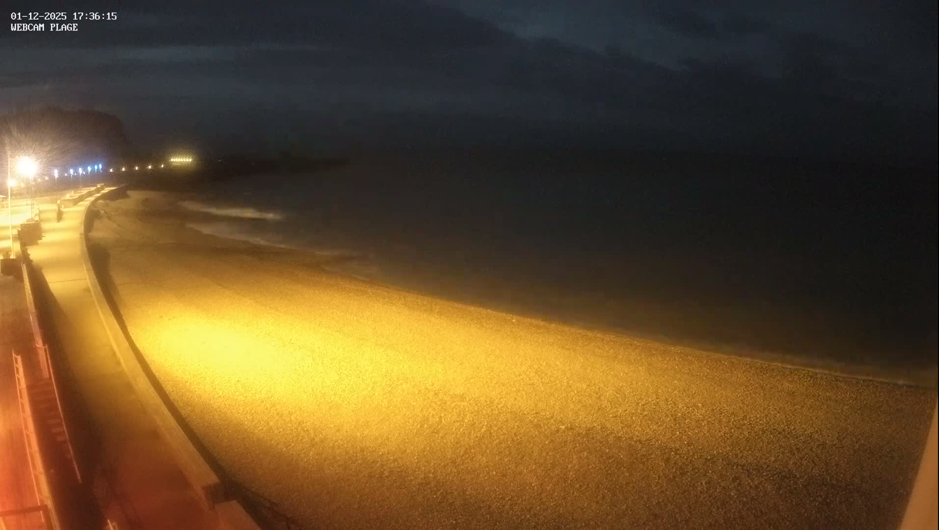 Plage de Saint-Valery-en-Caux  Beach Live Cam - Dieppe, Seine-Maritime, Normandie, France