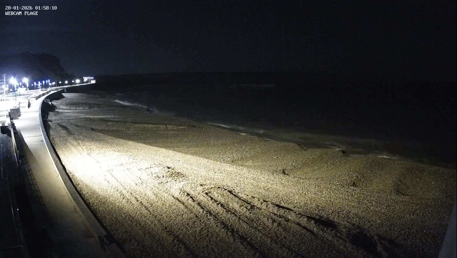 Plage de Saint-Valery-en-Caux  Beach Live Cam - Dieppe, Seine-Maritime, Normandie, France