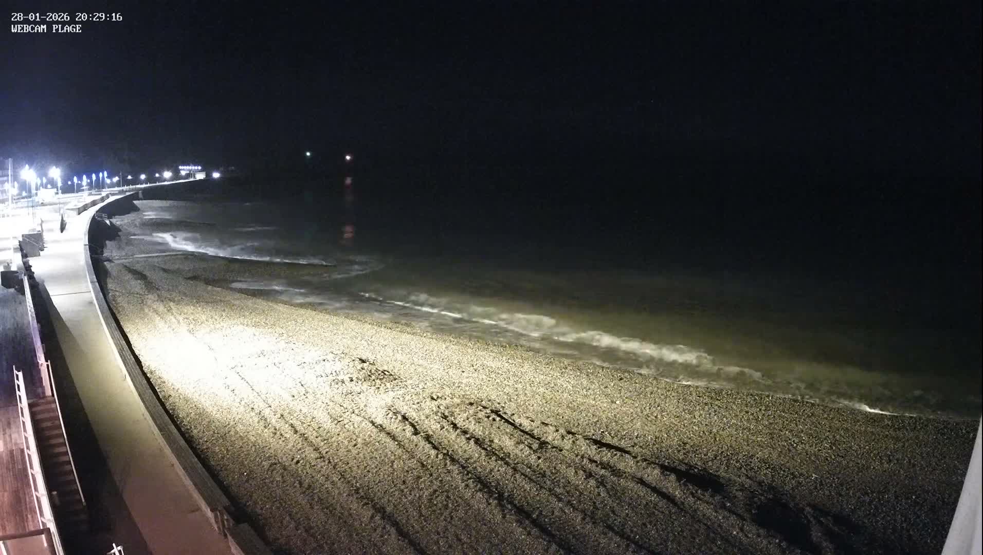 Plage de Saint-Valery-en-Caux  Beach Live Cam - Dieppe, Seine-Maritime, Normandie, France