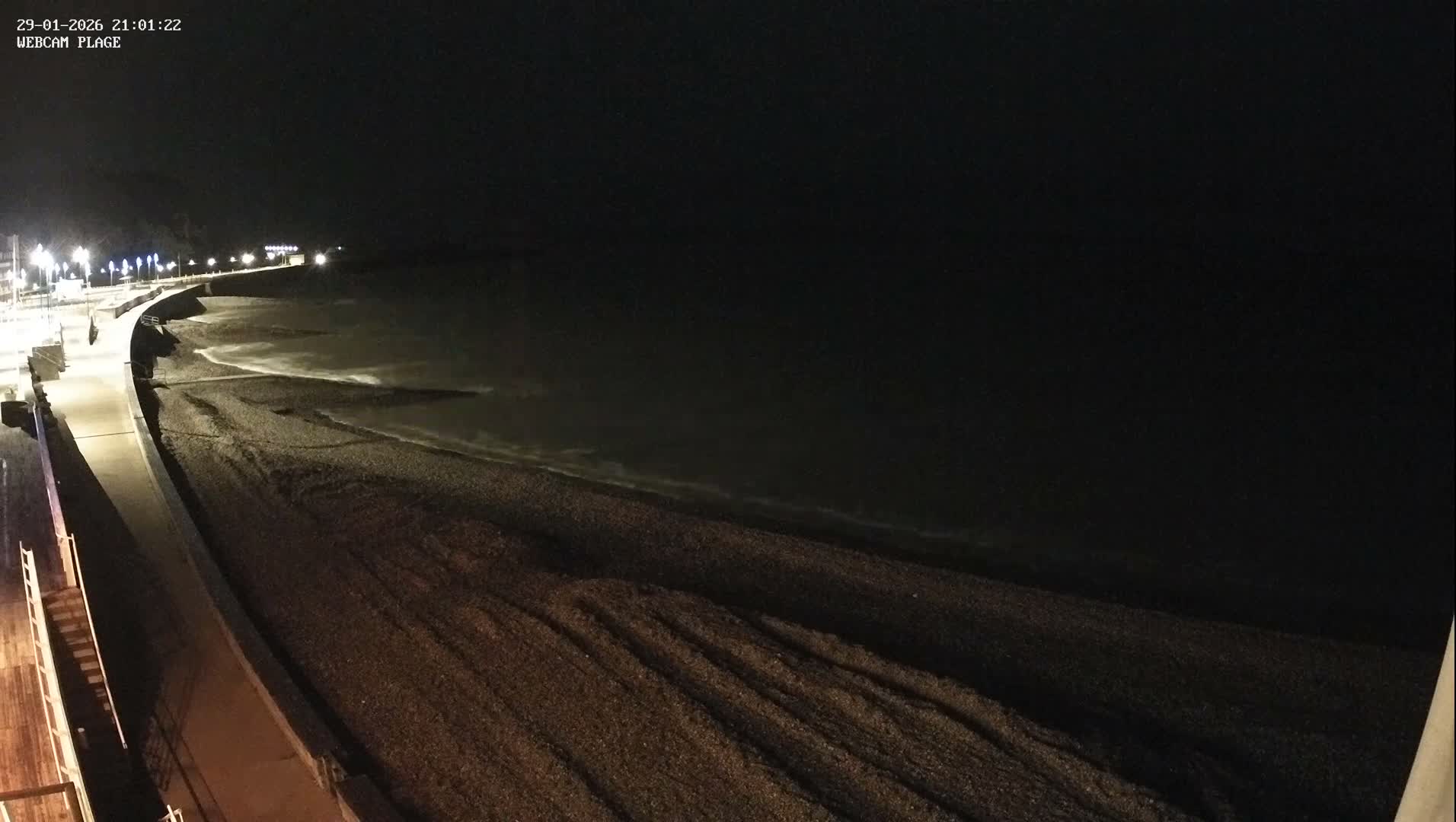 Plage de Saint-Valery-en-Caux  Beach Live Cam - Dieppe, Seine-Maritime, Normandie, France