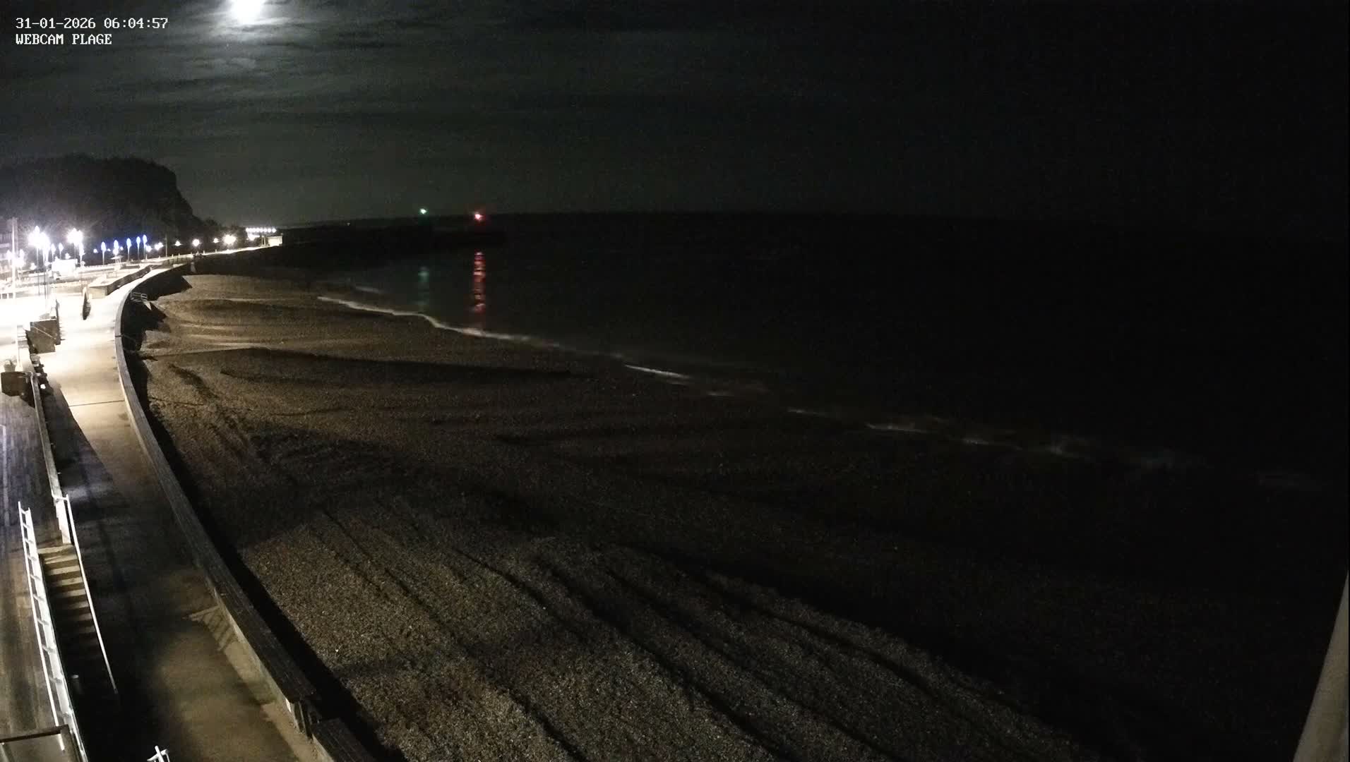 Plage de Saint-Valery-en-Caux  Beach Live Cam - Dieppe, Seine-Maritime, Normandie, France