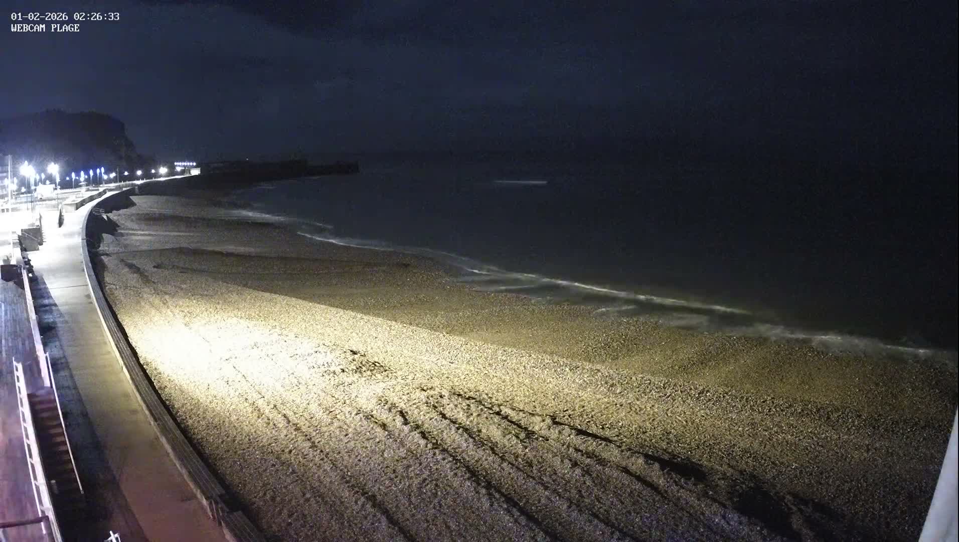 Plage de Saint-Valery-en-Caux  Beach Live Cam - Dieppe, Seine-Maritime, Normandie, France